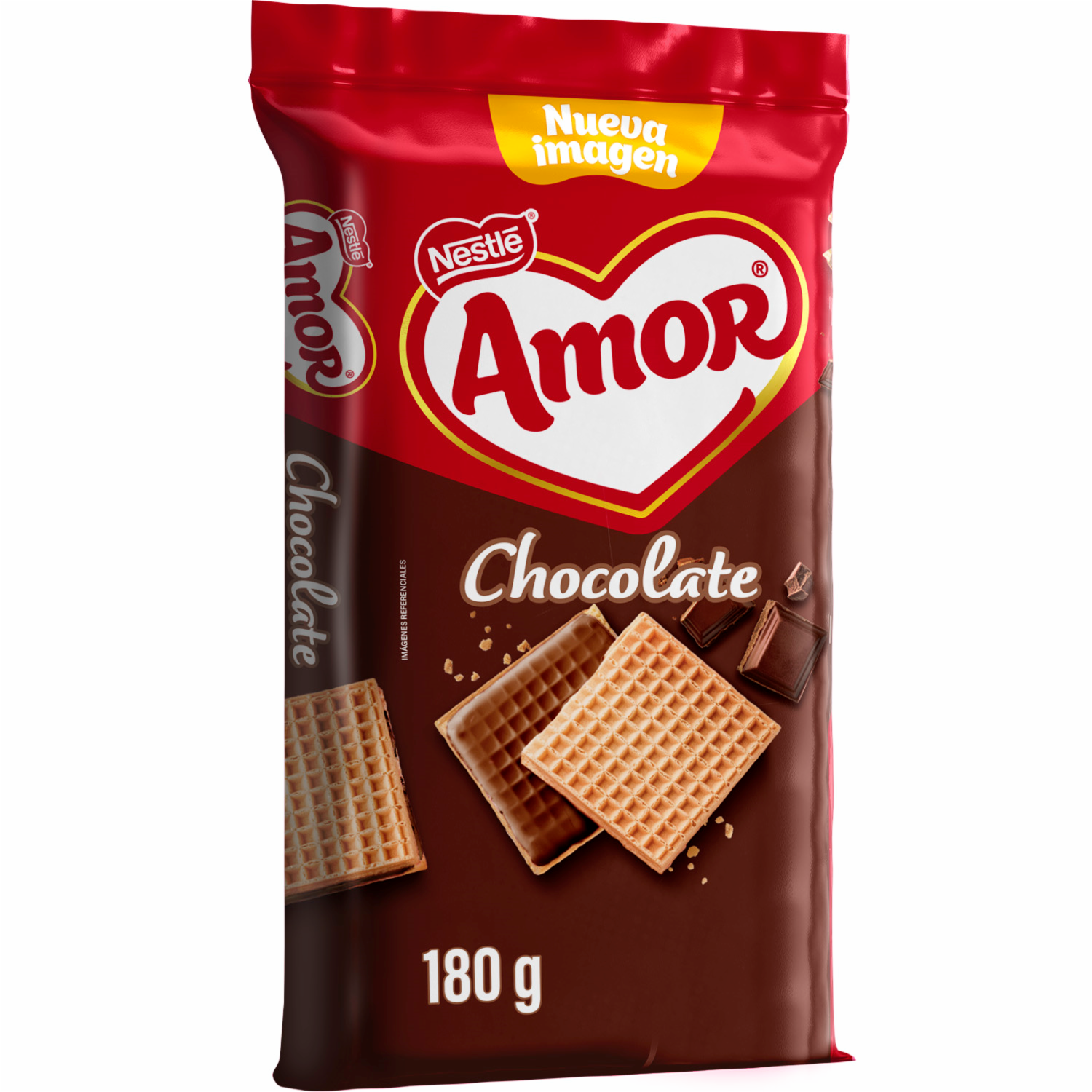 Galletas Dulces Waffer Chocolate AMOR 180 G