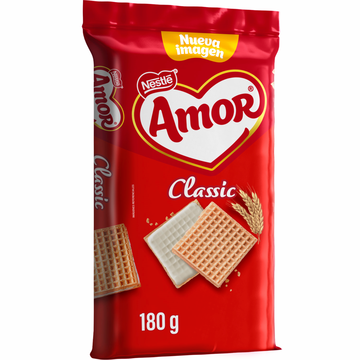 Galletas Dulces Waffer Clásica AMOR 180 G
