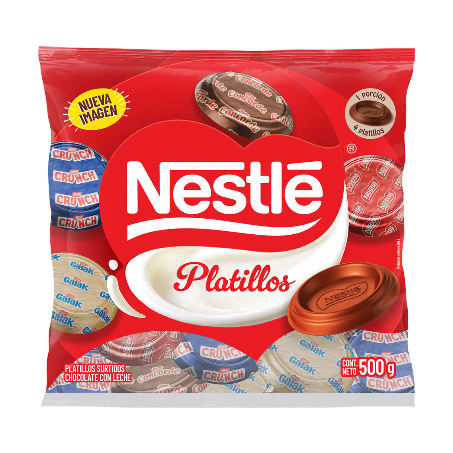 Chocolate Platillos Surtidos NESTLÉ 500 G