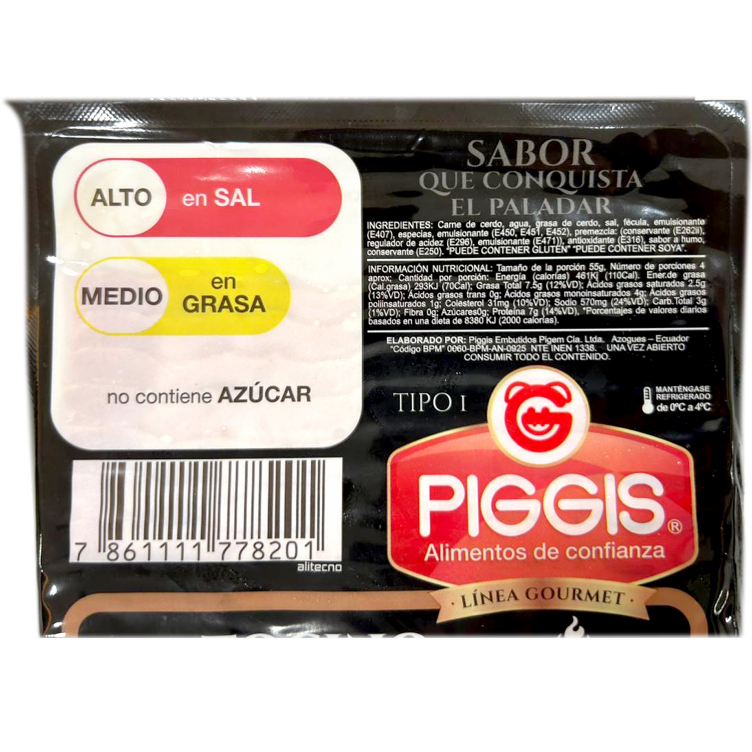 Tocino Pecanwood PIGGIS 200 G