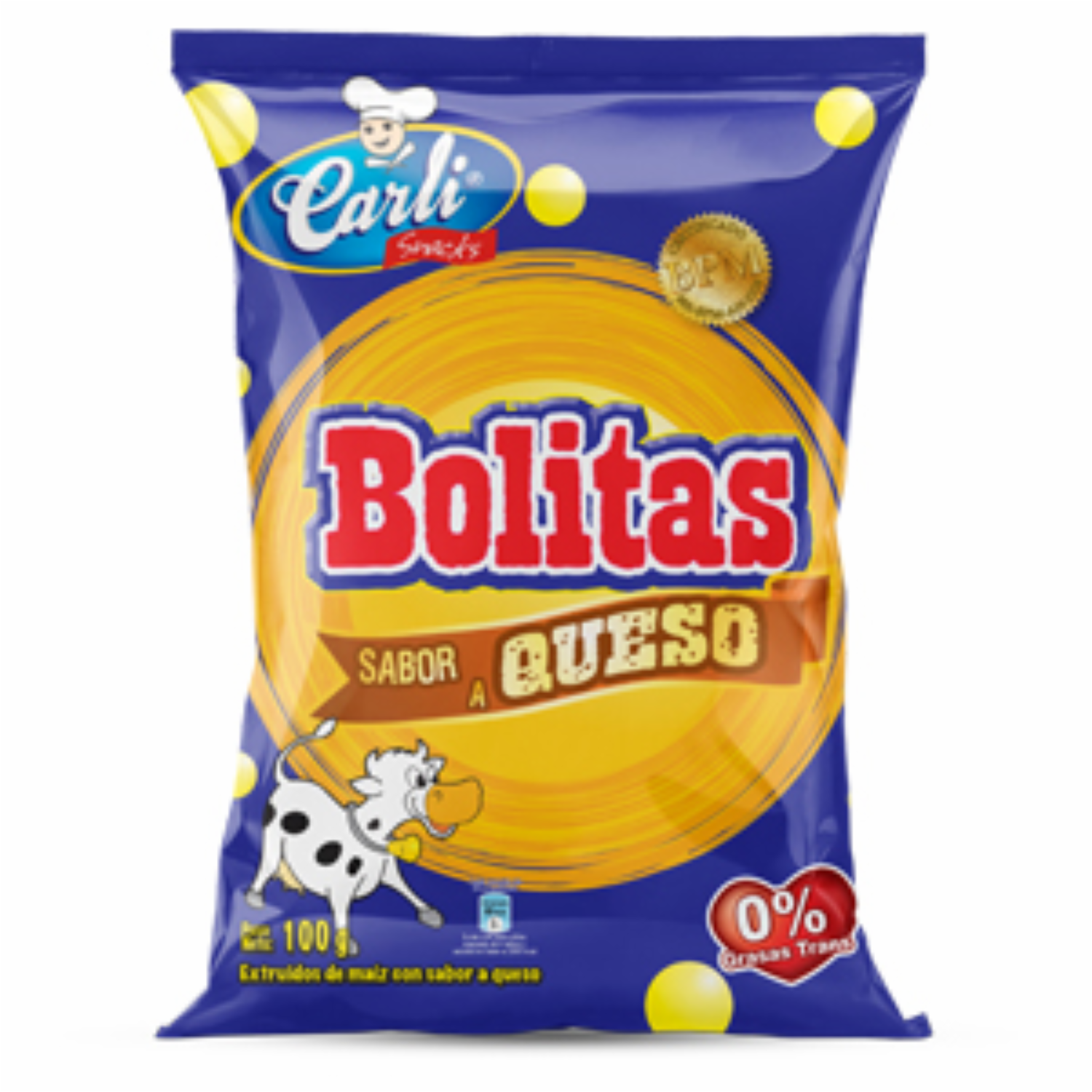 Bolitas De Queso CARLI SNAKCS 100 G