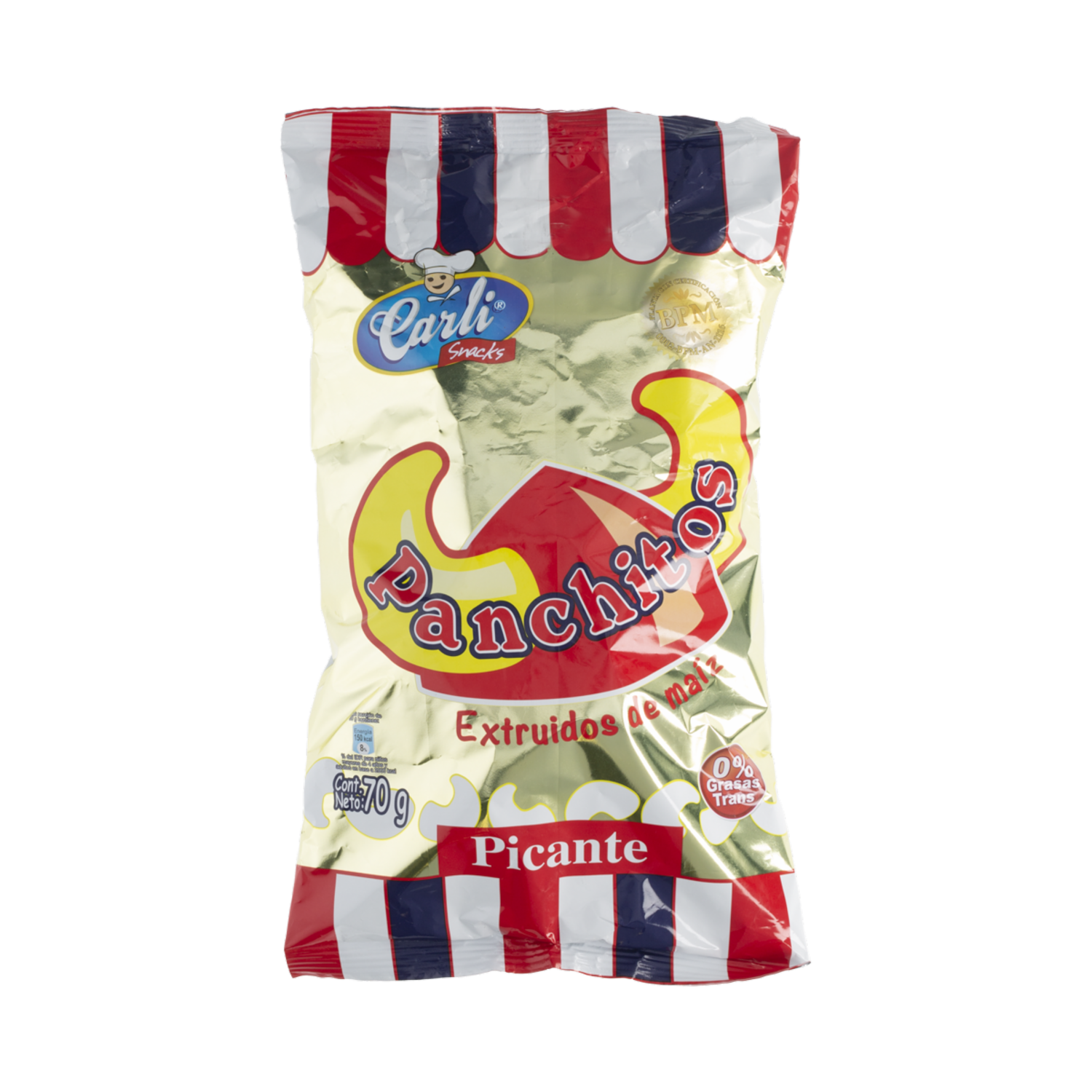 Panchitos Gigantes Picantes CARLI SNAKCS 70 G