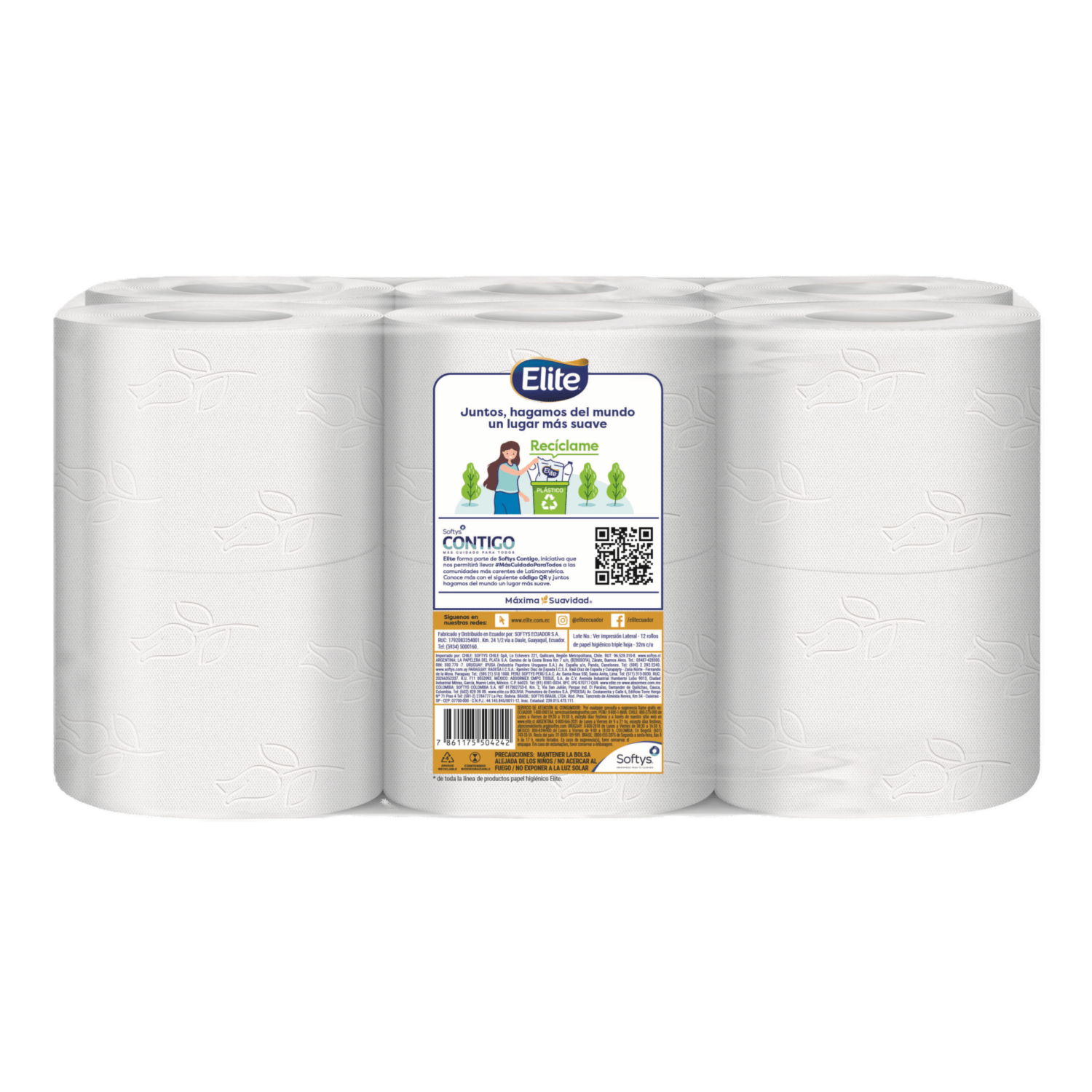 Papel Higiénico Soft & Strong ELITE 12 Rollos