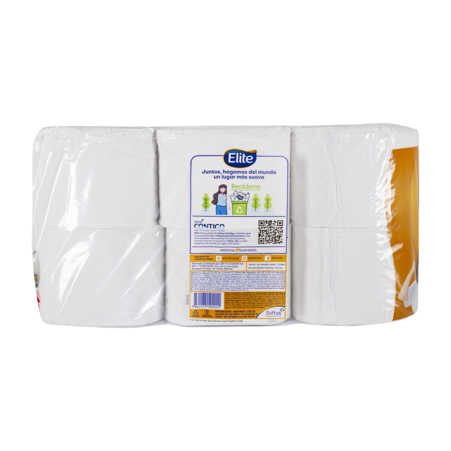 Papel Higiénico Soft & Strong ELITE 12 Rollos