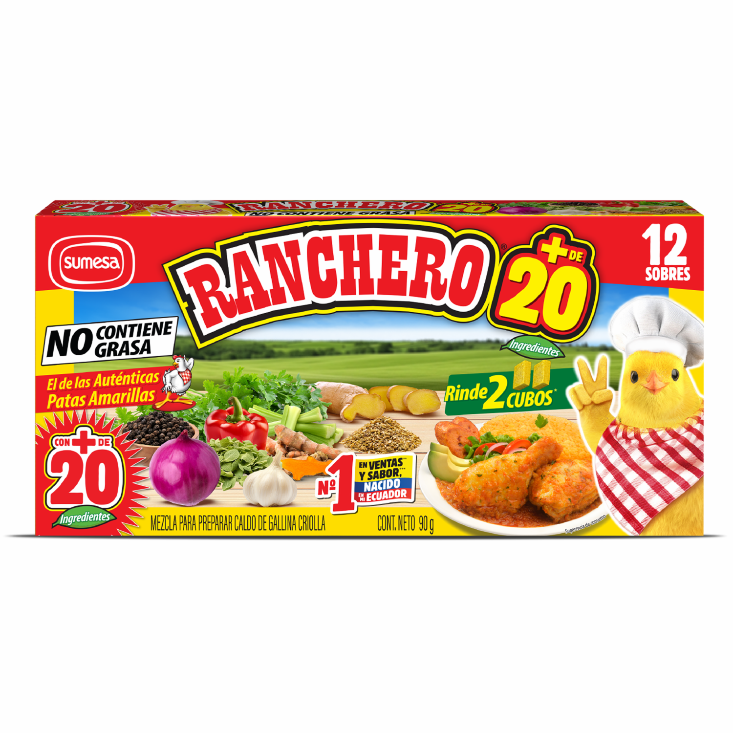 Caldo De Gallina En Polvo RANCHERO 90 G
