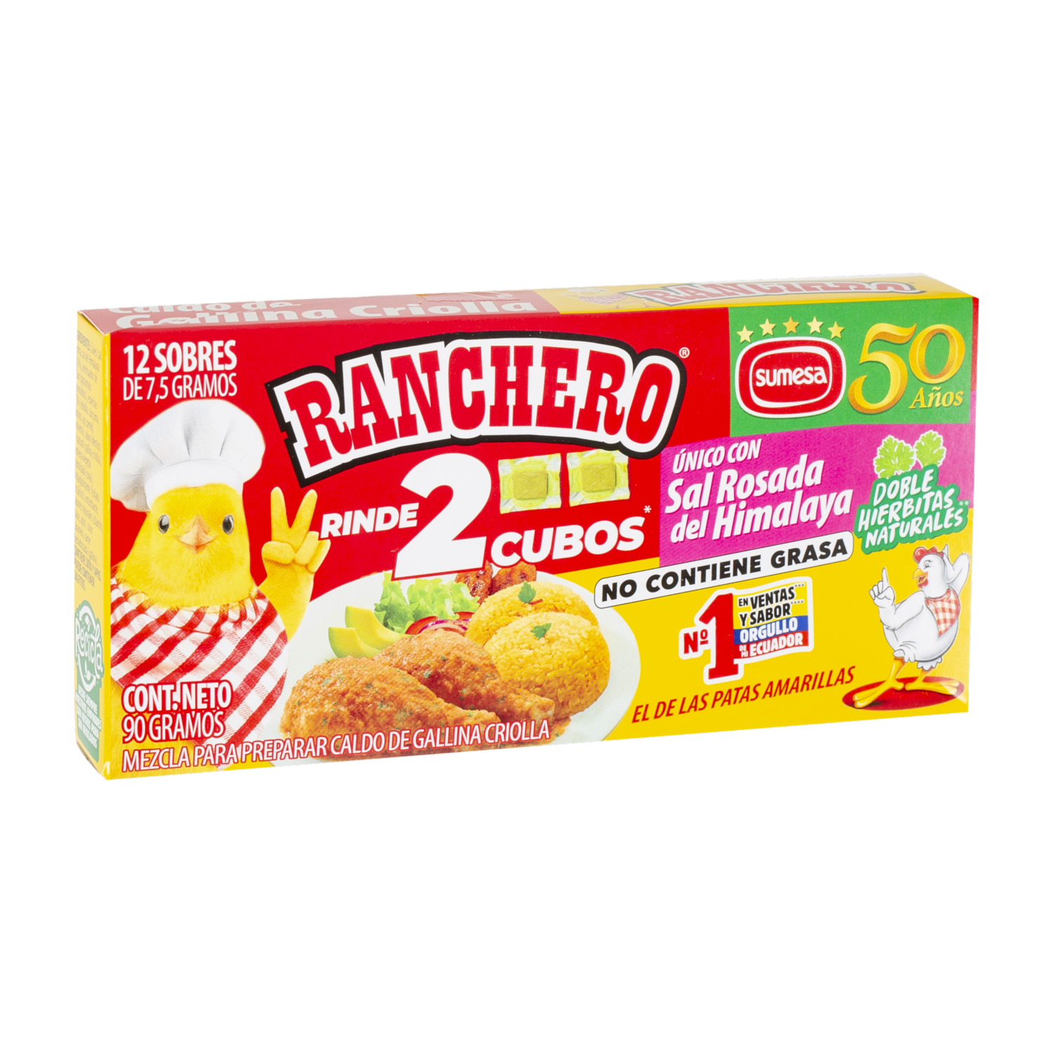 Caldo De Gallina En Polvo RANCHERO 90 G