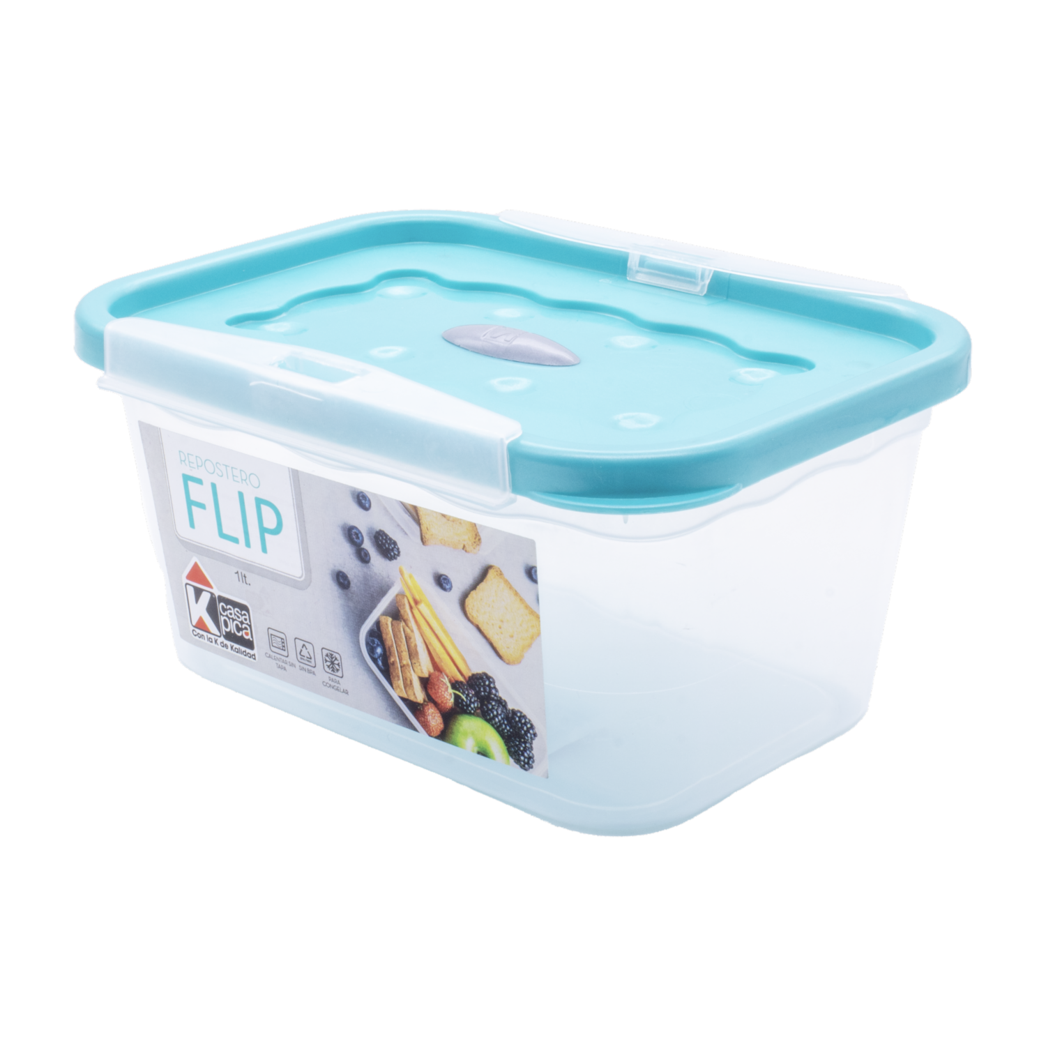 Repostero Flip Color Menta CASA PICA 1 Litros