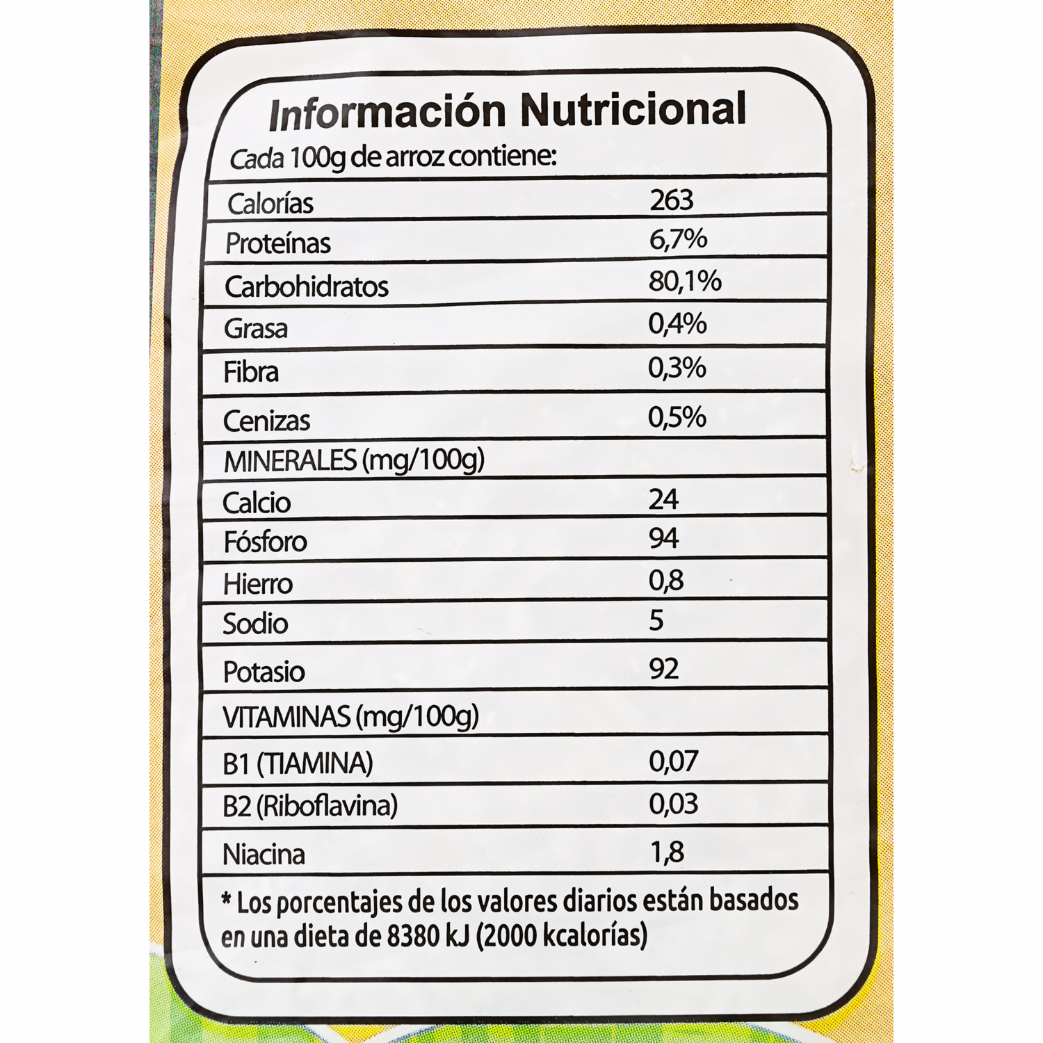 Arroz Blanco Envejecido EL ARTESANAL 2 Kg