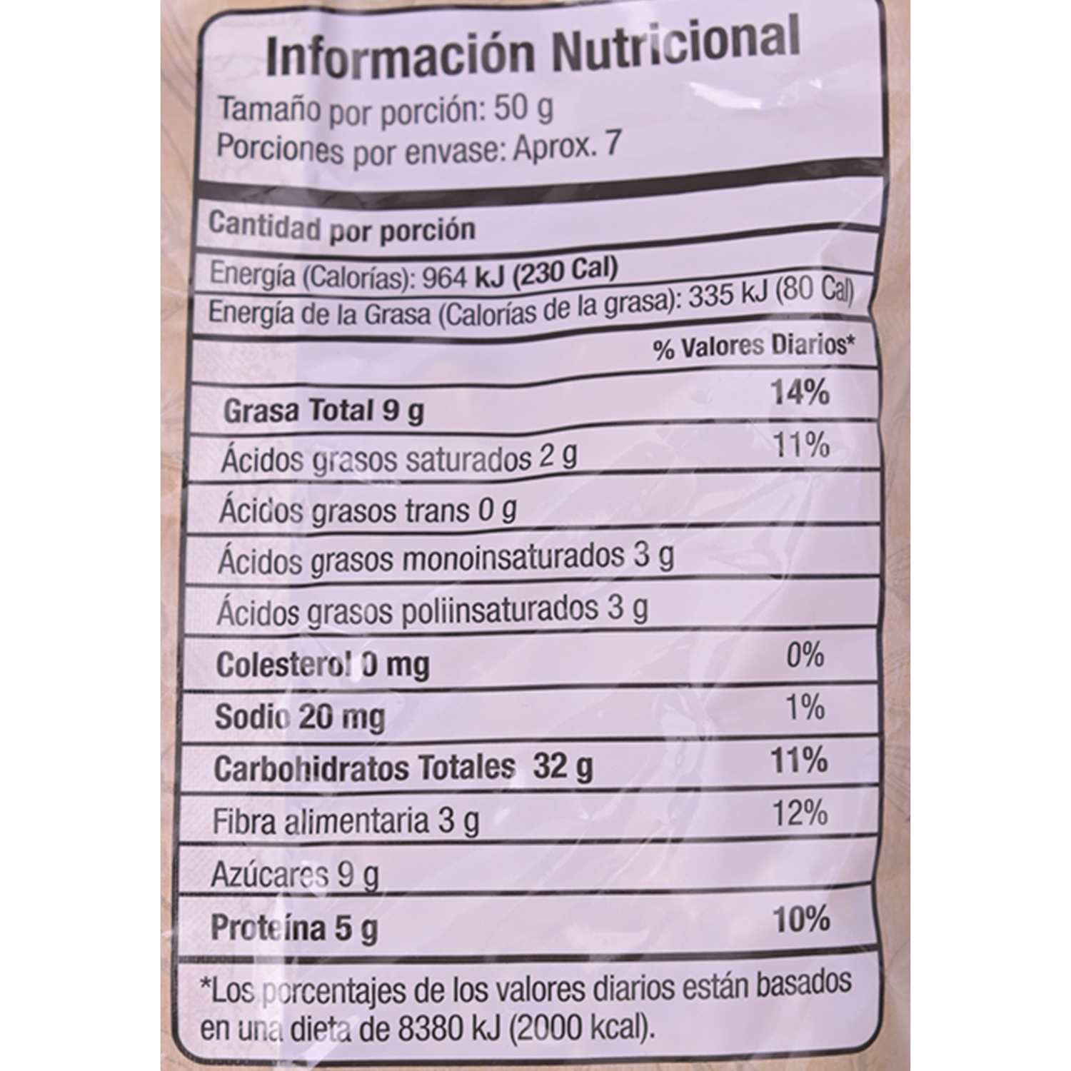 Granola Con Pasas Y Almendra EL ARTESANAL 340 G