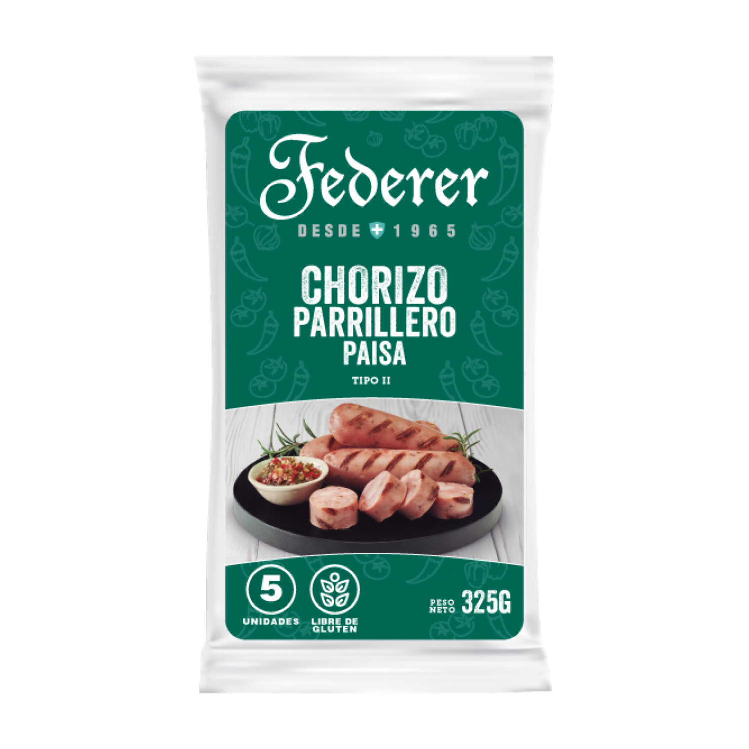 Chorizo Parrillero Paisa FEDERER 325 G