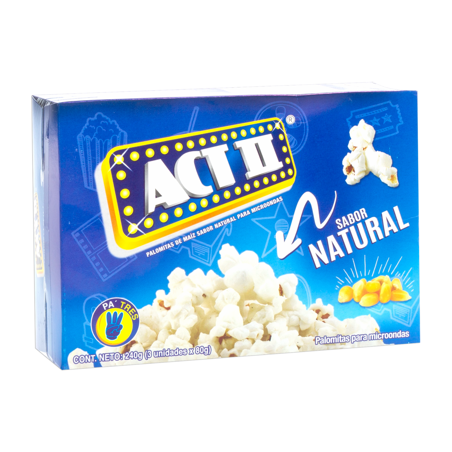 Canguil Natural 3Pack ACT II 240 G