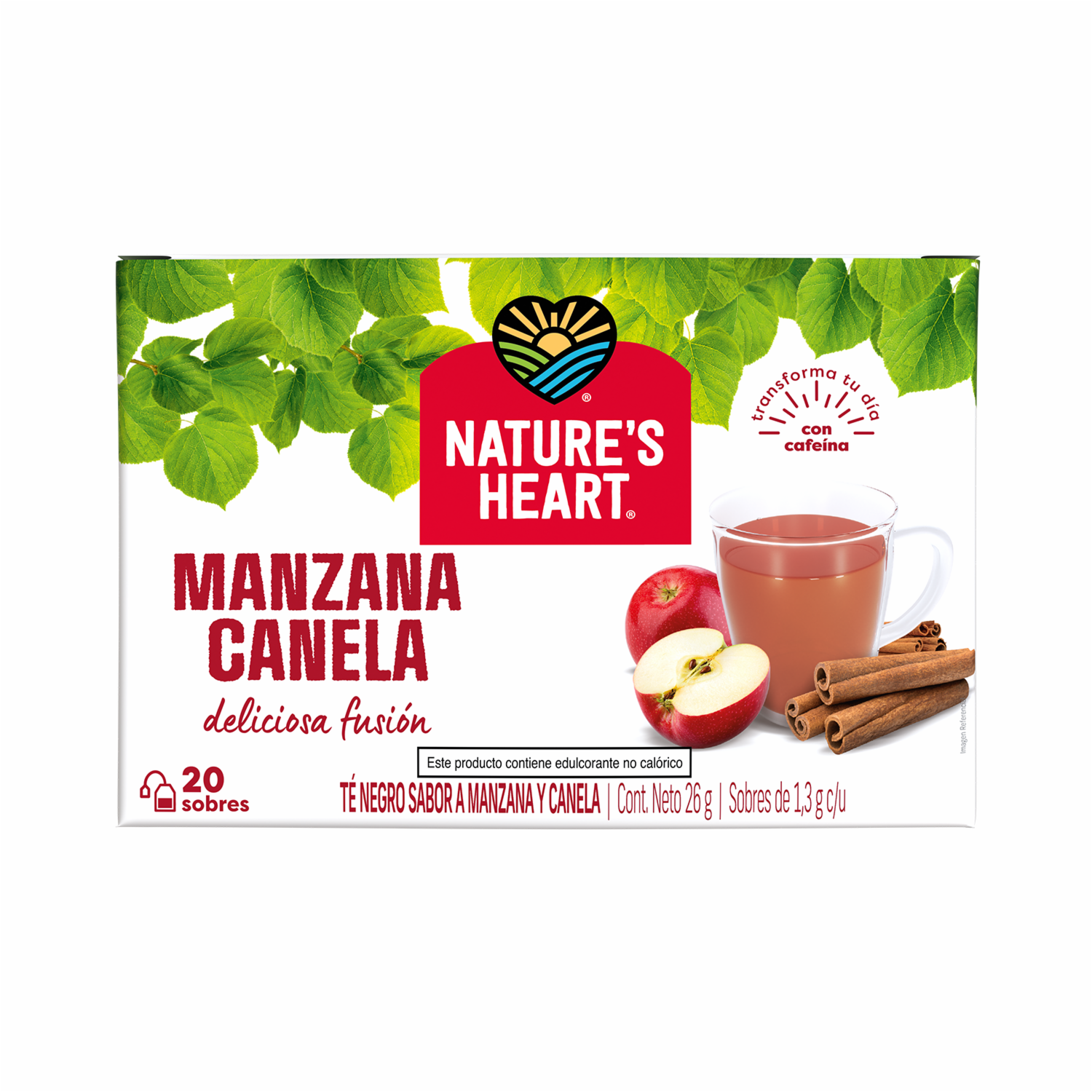 Té Manzana Y Canela NATURE´S HEART 20 x 1.30 G