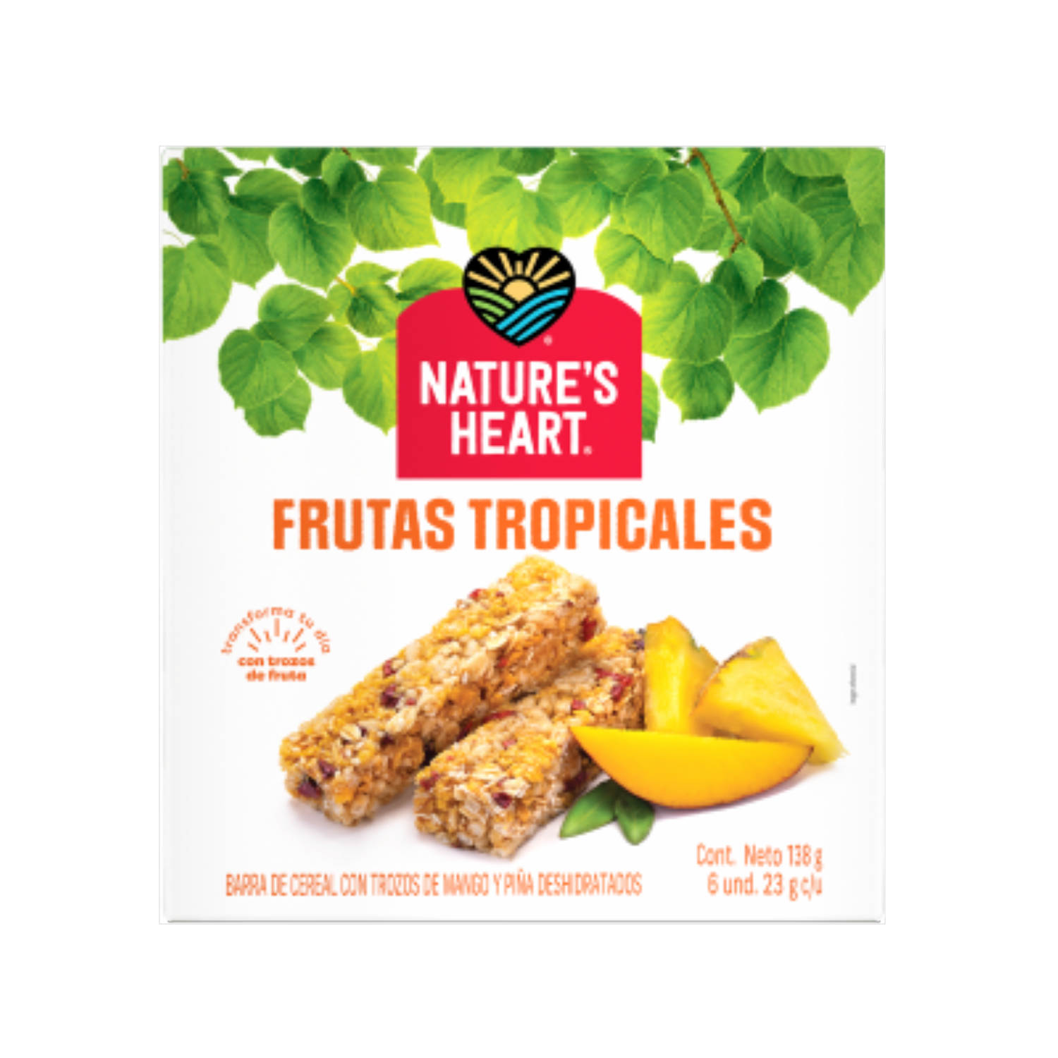 Barra Energética De Cereal Tropical NATURE’S HEART 138 G