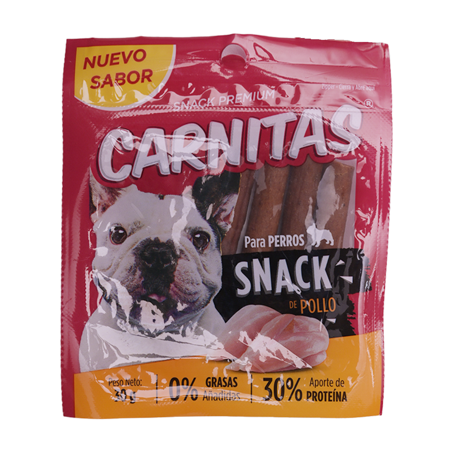 Snack Para Perros De Pollo CARNITAS 30 G