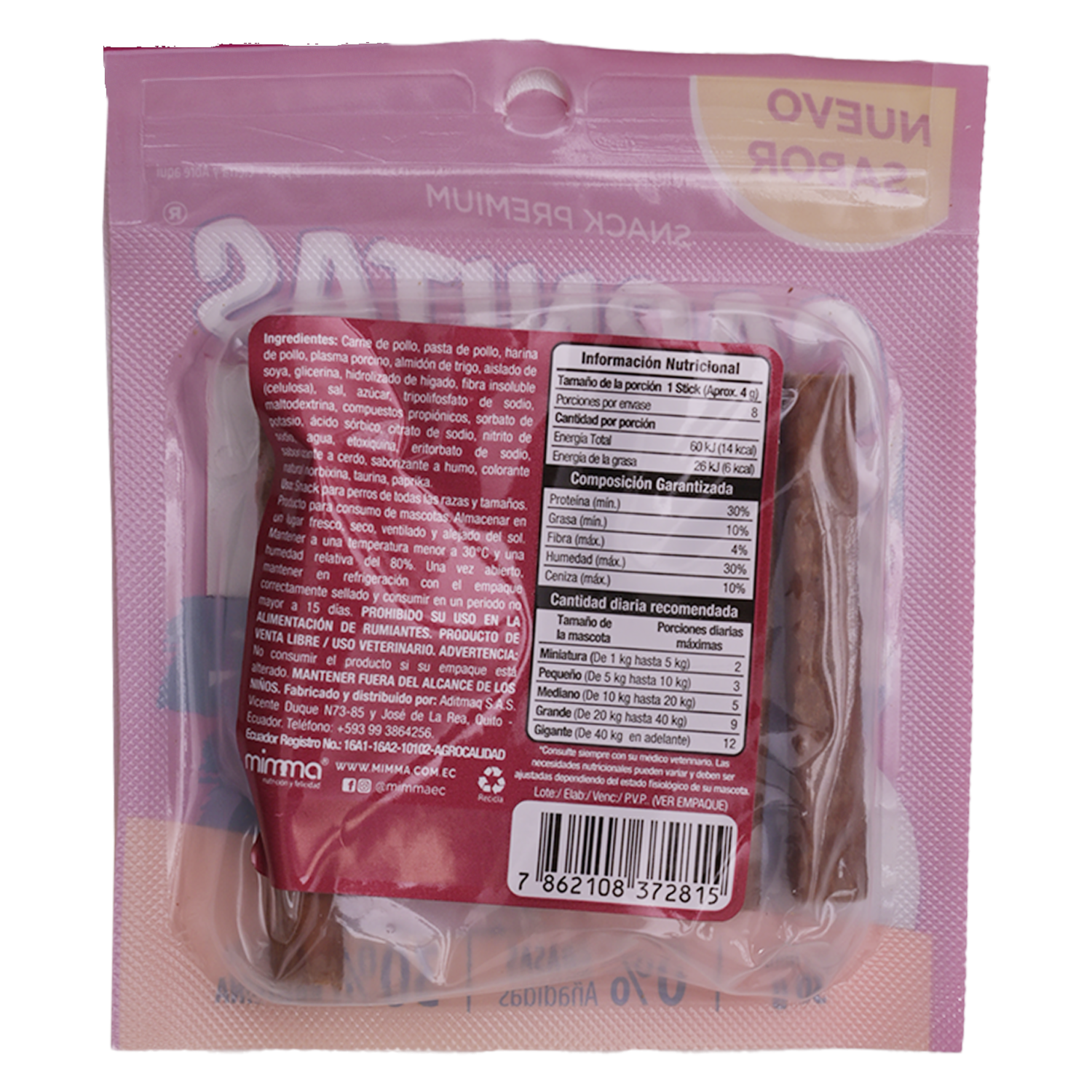 Snack Para Perros De Pollo CARNITAS 30 G