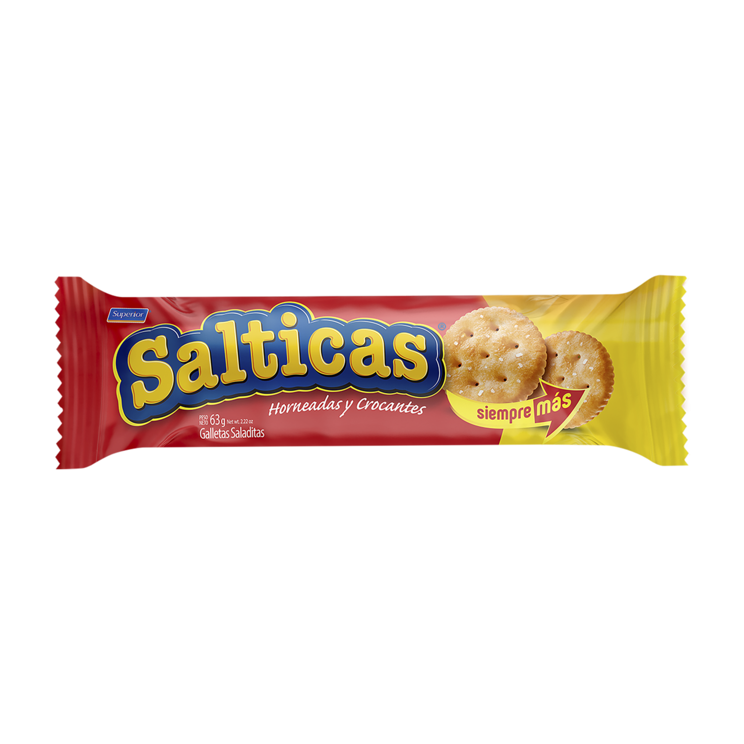 Galletas De Sal Horneadas Y Crocantes SALTICAS 63 G