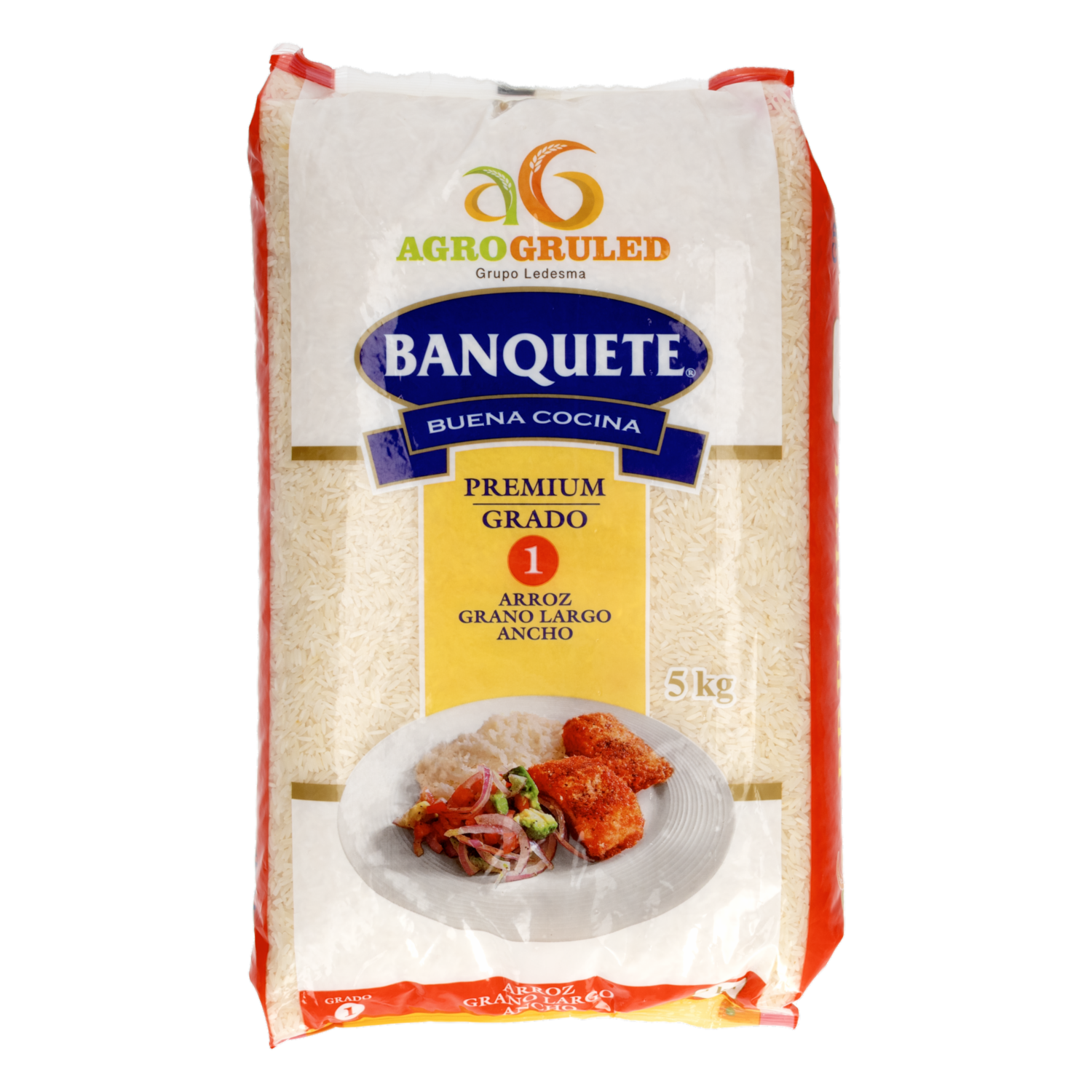 Arroz Blanco Premium Grado 1 BANQUETE 5000 G