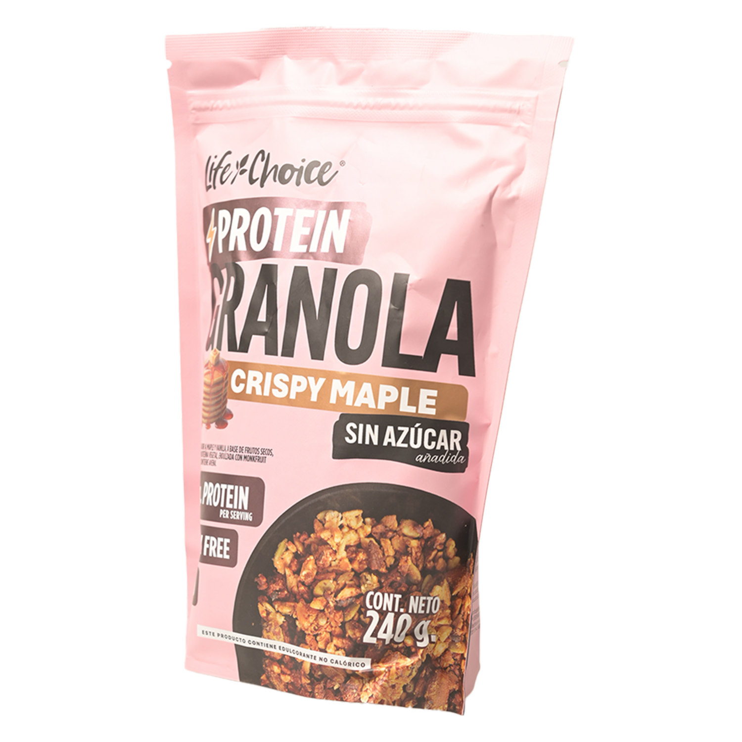 Granola Crispi Maple Sin Azúcar LIFE CHOICE 240 G