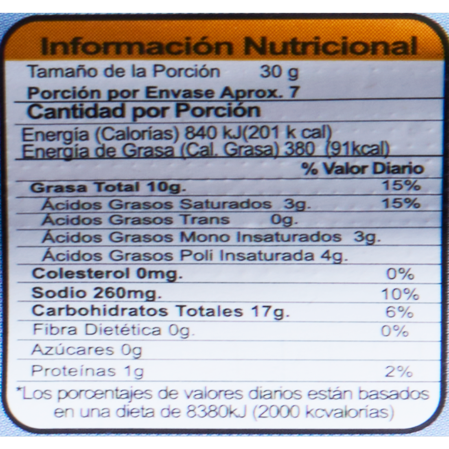 Papas Fritas Sabor Natural PAPITAS LOCAS 200 G