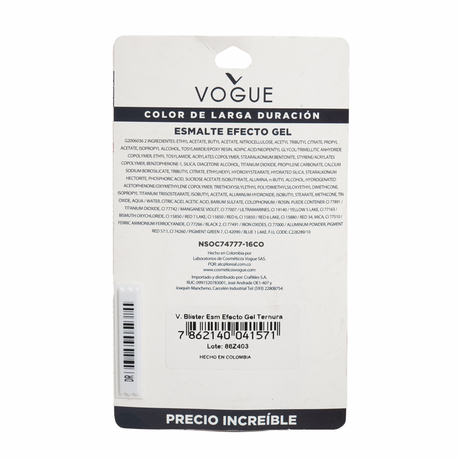 Esmalte De Uñas Efecto Gel Destello VOGUE