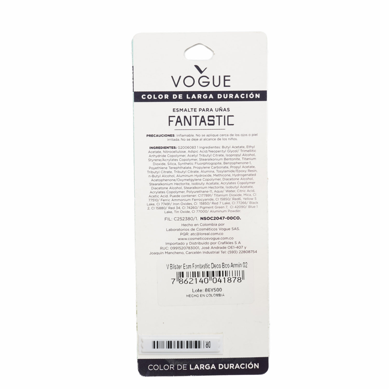 Esmalte De Uñas Fantastic Deco Onix 44 VOGUE
