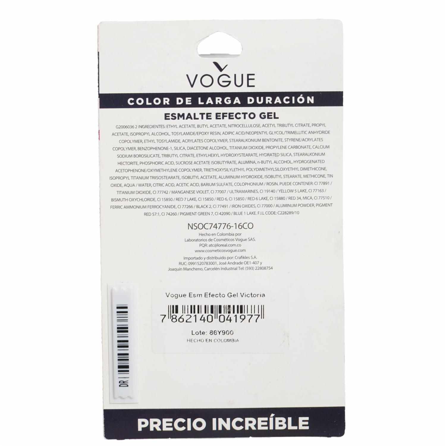 Esmalte De Uñas Efecto Gel Victoria VOGUE