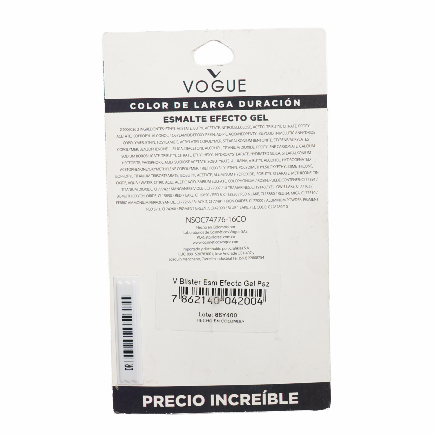 Esmalte De Uñas Efecto Gel Secreto VOGUE