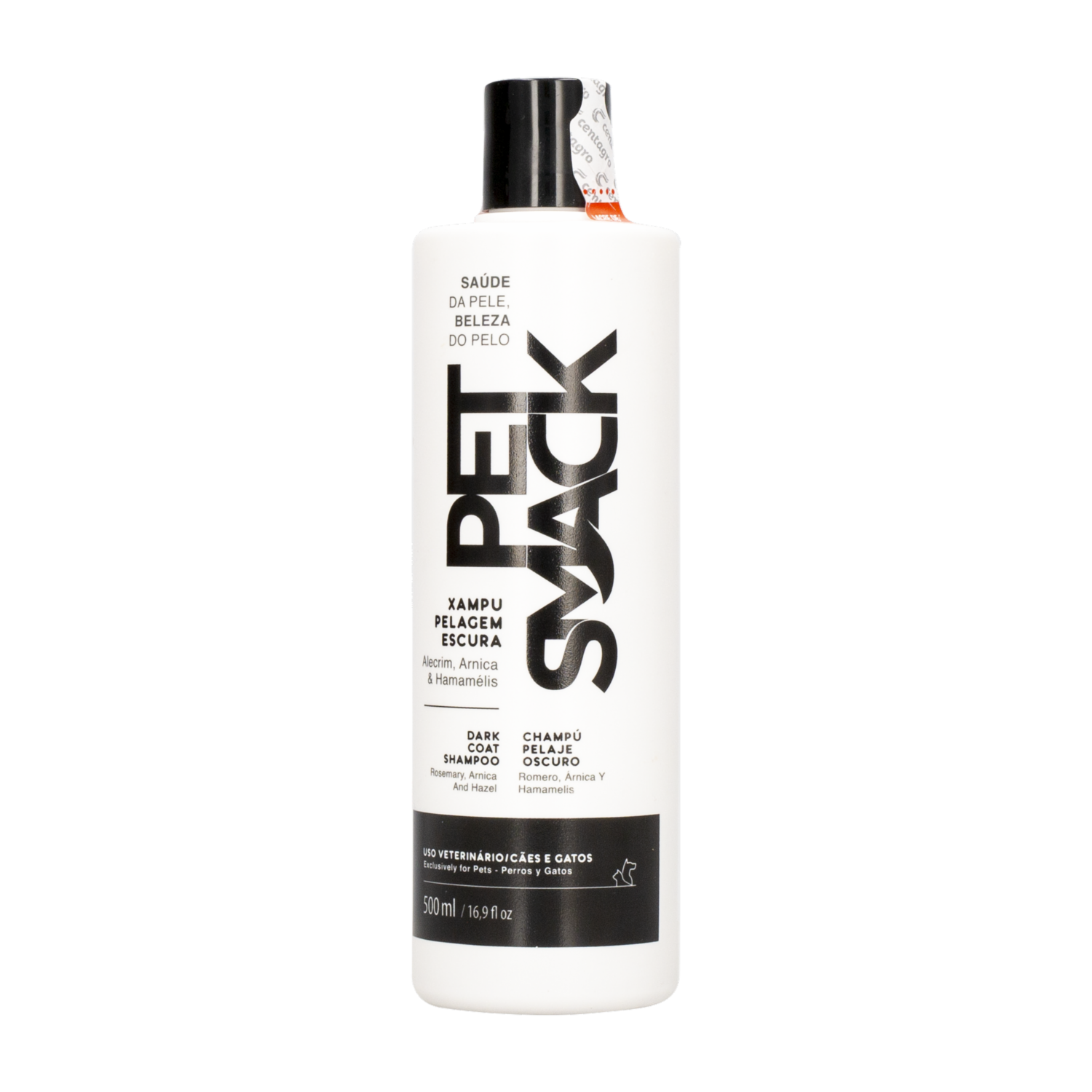 Shampoo Para Mascota Pelaje Oscuro PET SMACK 500 Ml