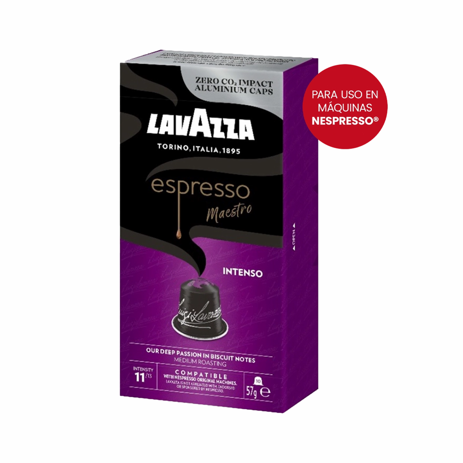 Café En Cápsulas Espresso Intenso LAVAZZA 57 G