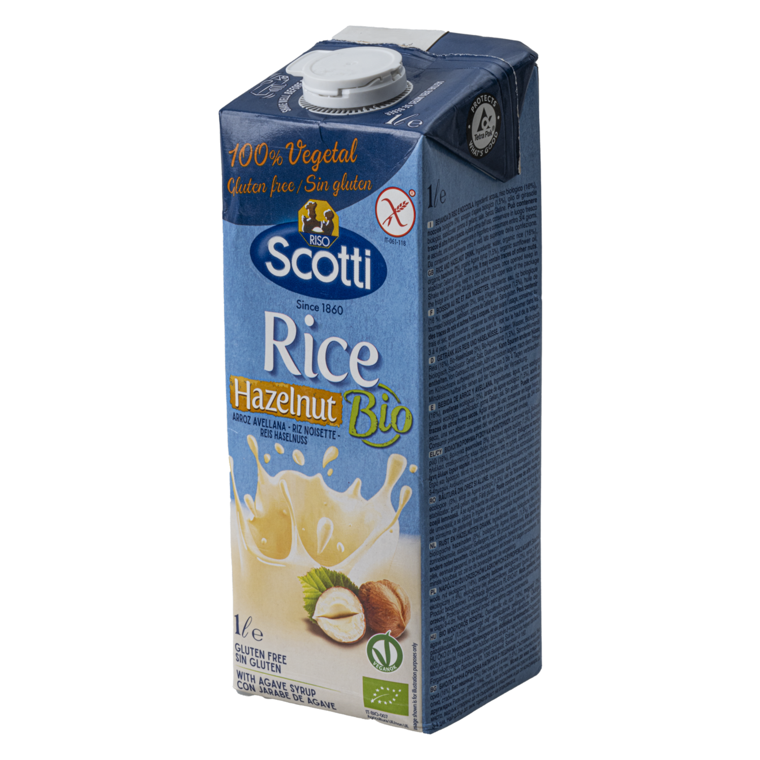 Bebida De Arroz Avellana Eco Sin Leche RISO SCOTTI 1000 ml