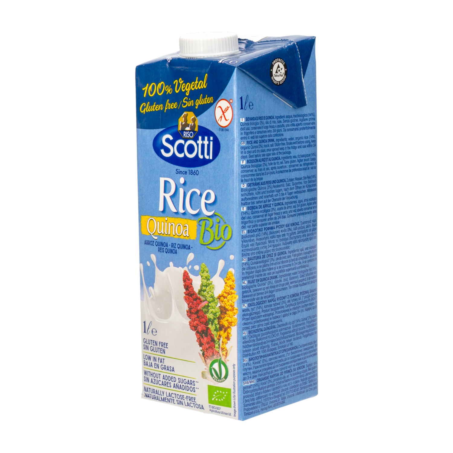 Bebida De Arroz Y Quinoa Ecológica RISO SCOTTI 1000 Ml