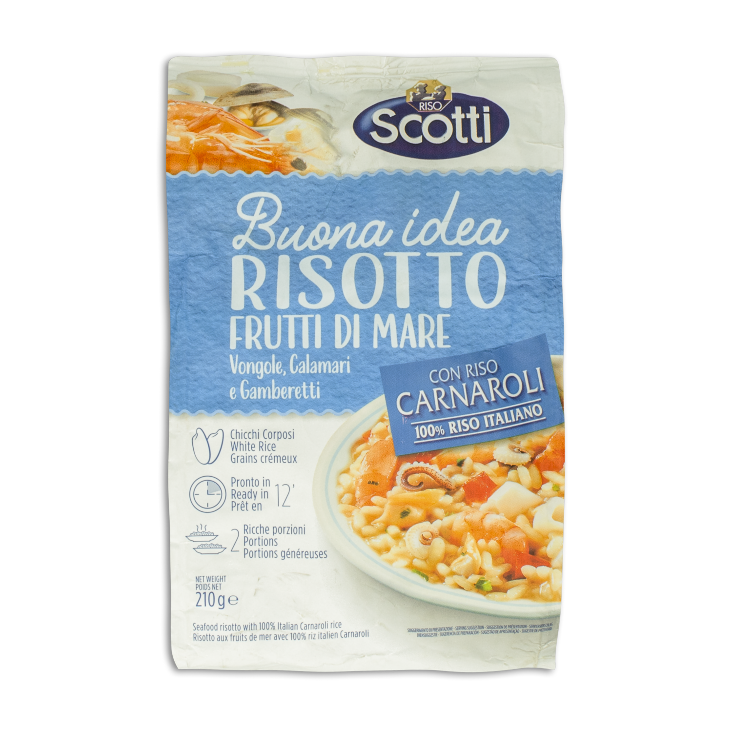 Risoto Con Mariscos RISO SCOTTI 210 G