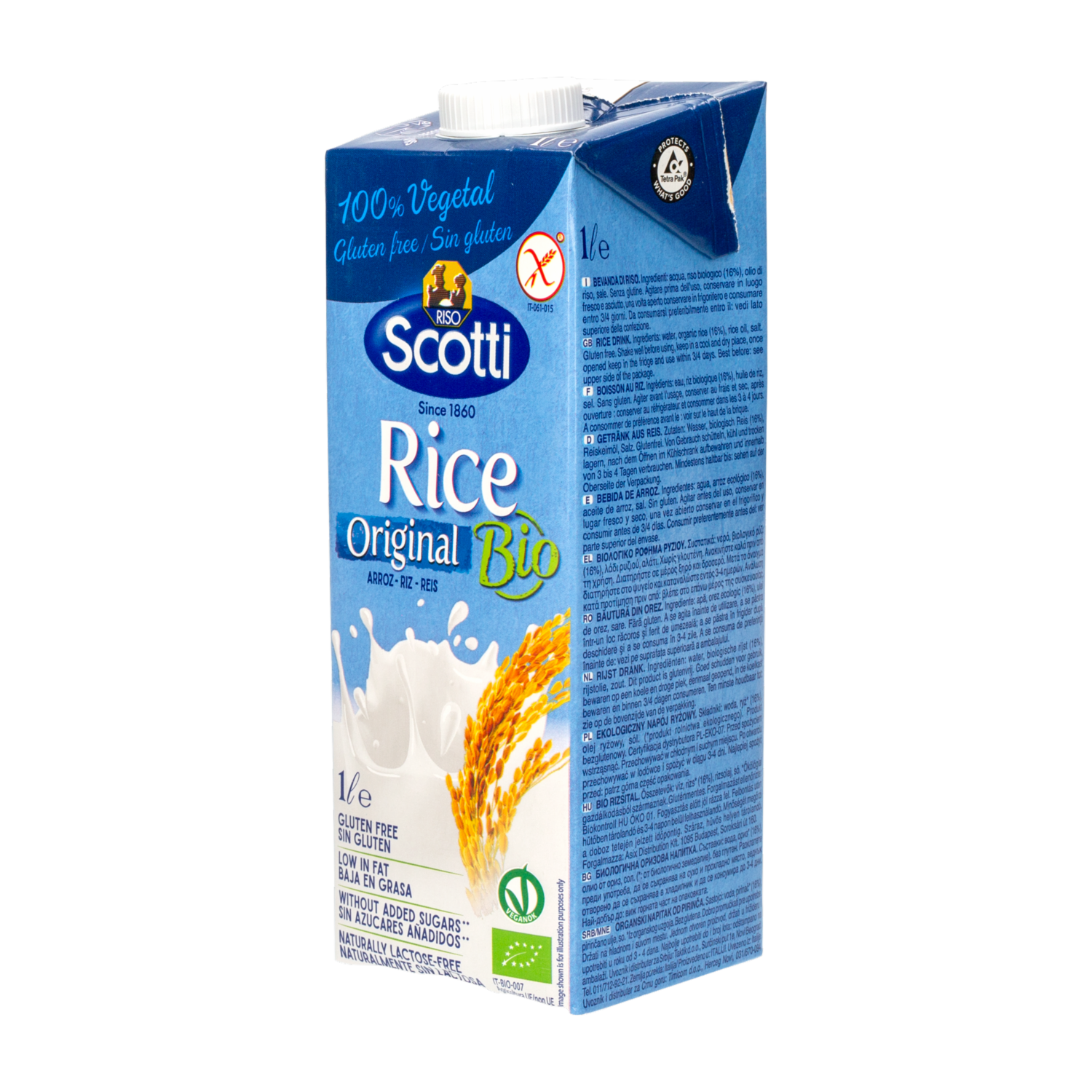 Bebida De Arroz Ecológica RISO SCOTTI 1000 ml