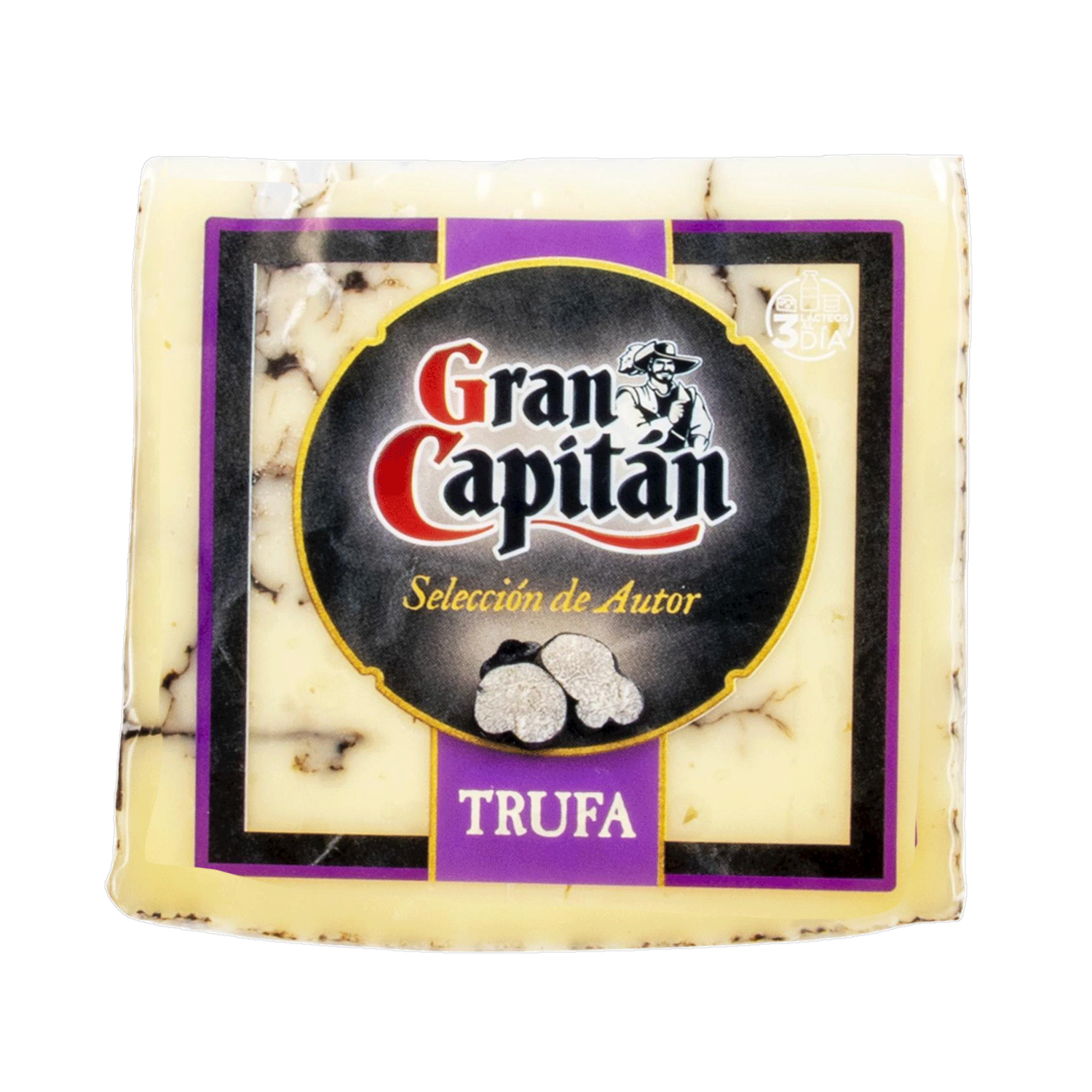 Queso Cuña Vacío  Curado Trufa GRAN CAPITÁN 200 G