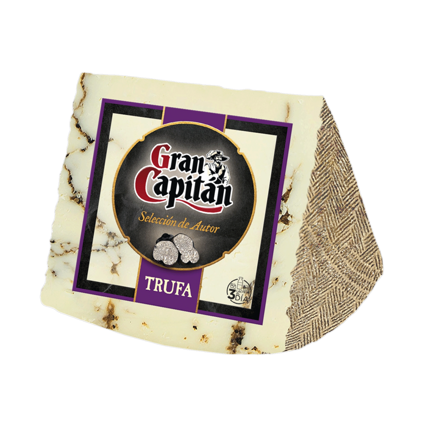 Queso Cuña Vacío  Curado Trufa GRAN CAPITÁN 200 G