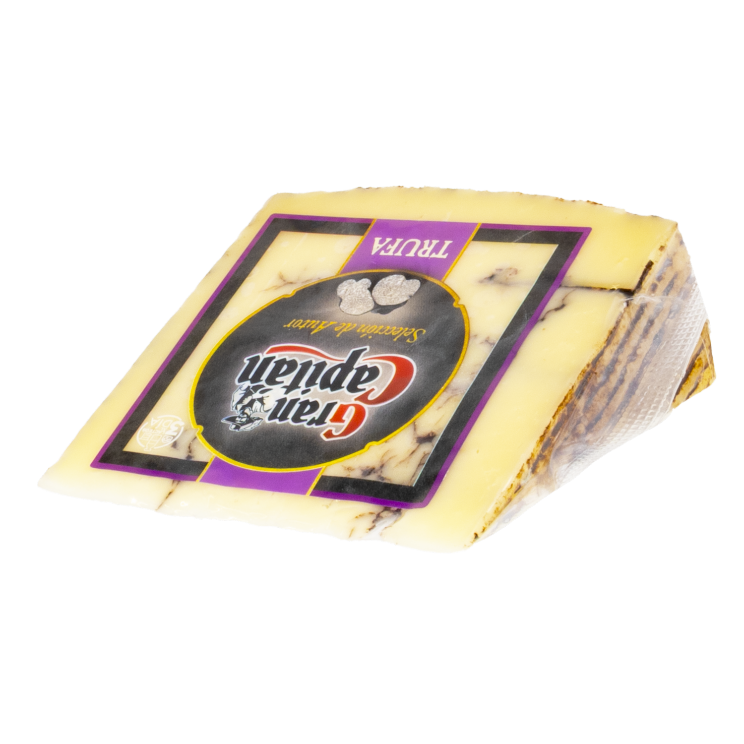 Queso Cuña Vacío  Curado Trufa GRAN CAPITÁN 200 G