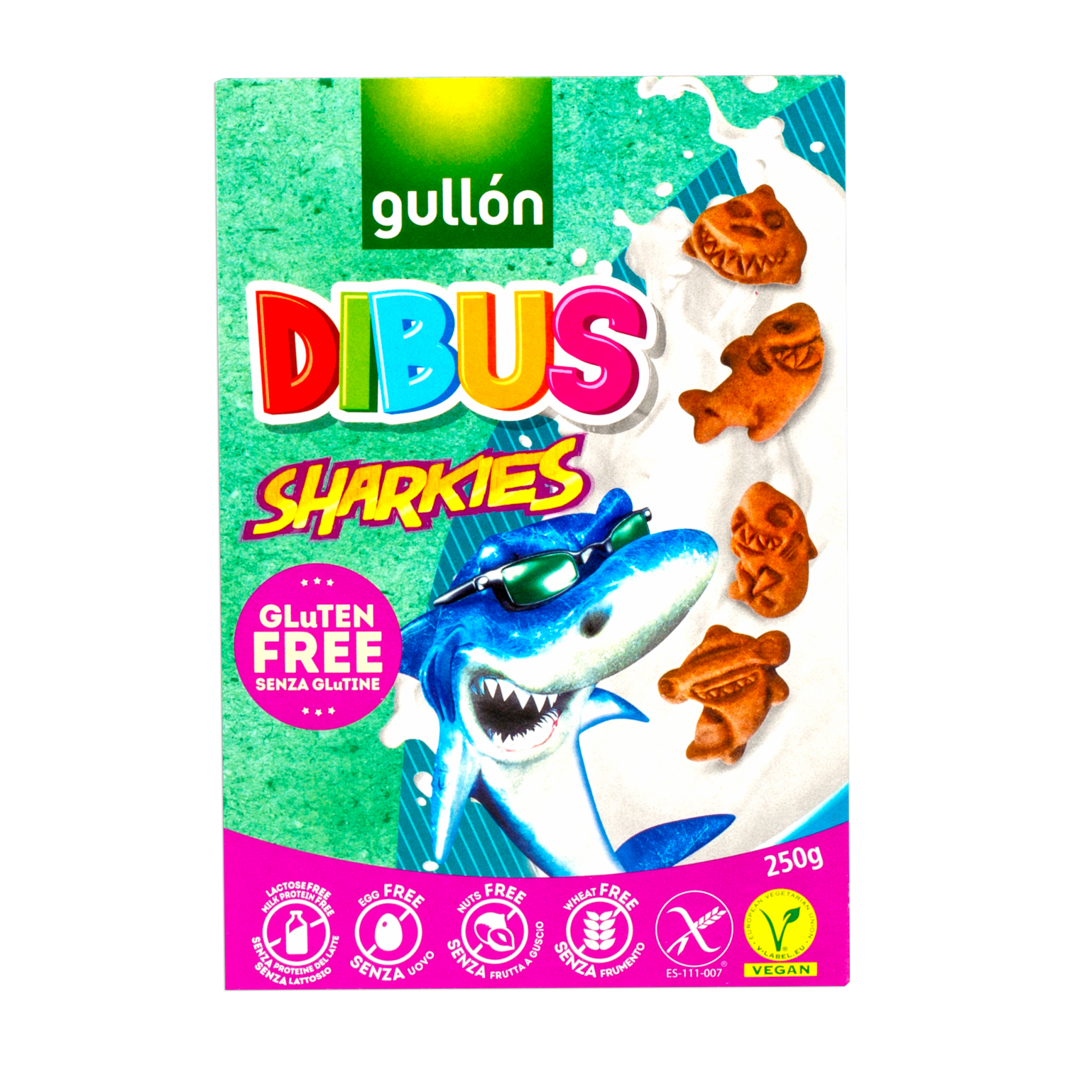 Galleta Dibus Sharkies GULLÓN 250 G