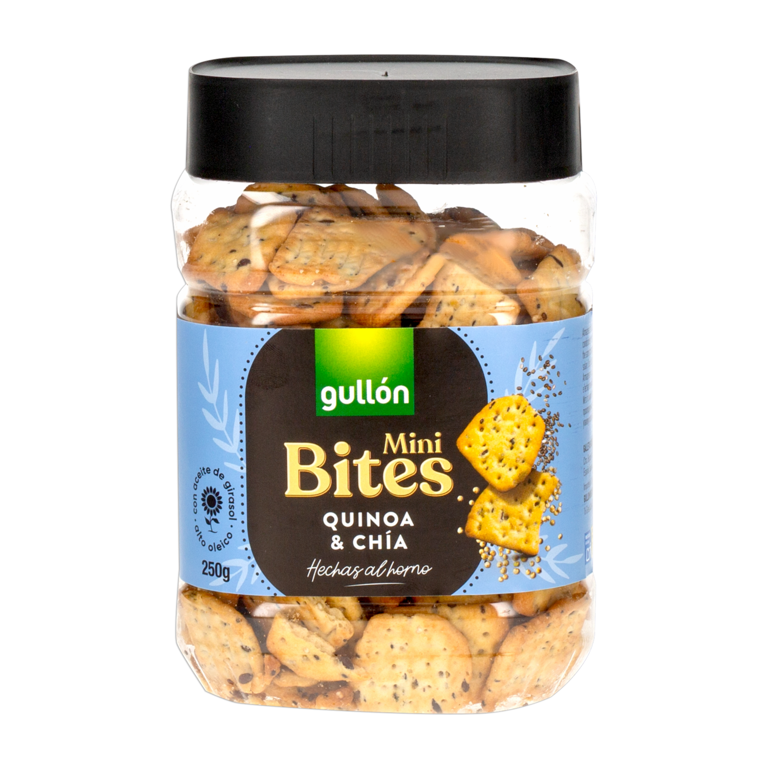 Galletas De Sal Bites De Quinua Y Chía GULLÓN 250 G
