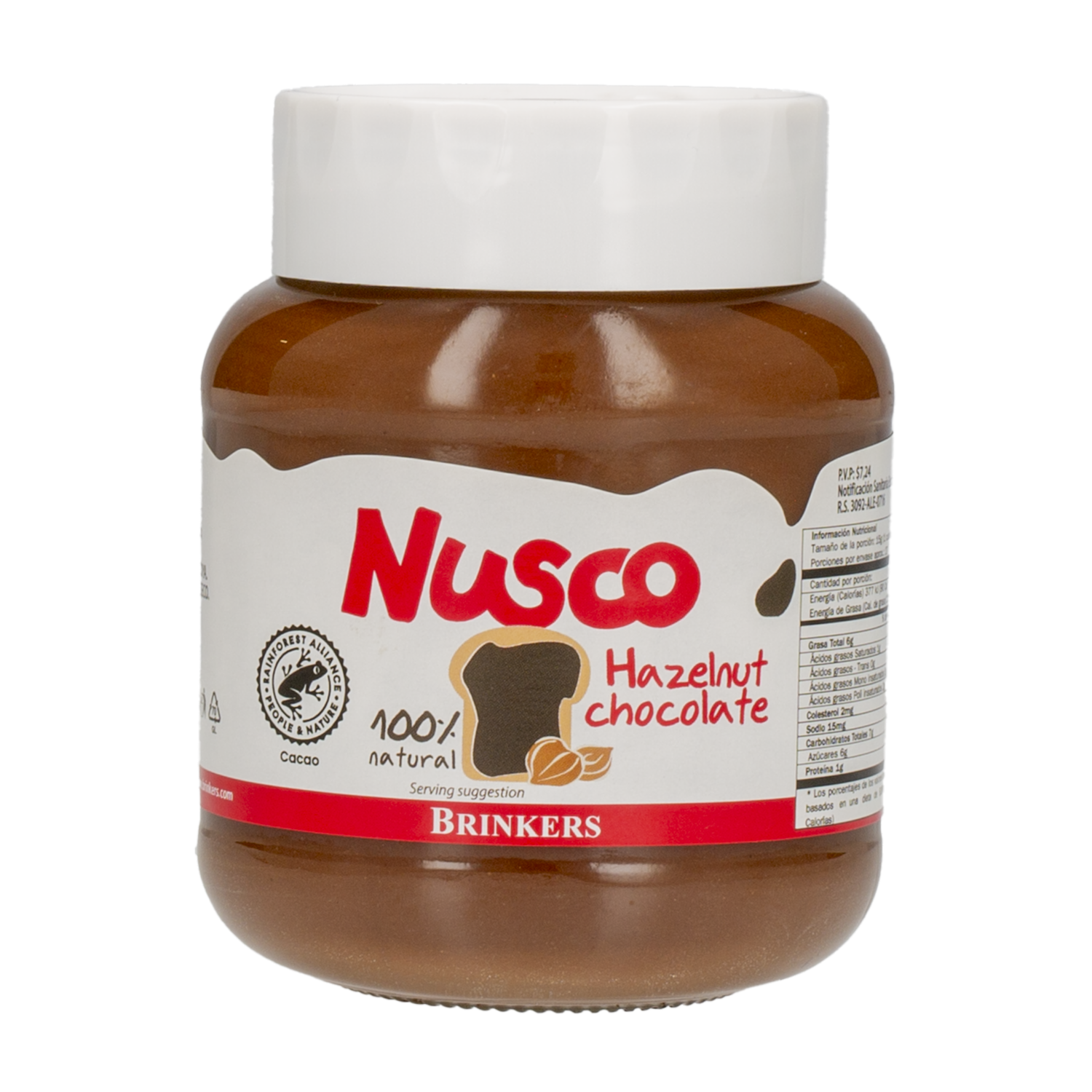 Chocolate Con Avellana NUSCO 400 G