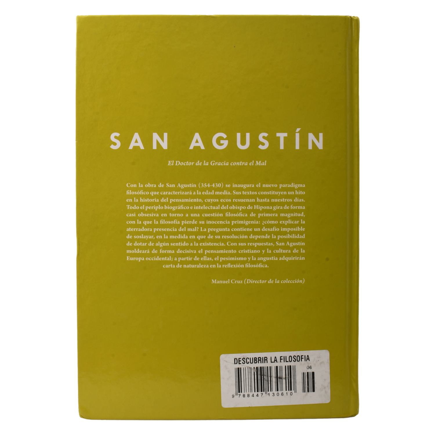 Libro San Agustín DESCUBRIR LA FILOSOFÍA 142 Páginas