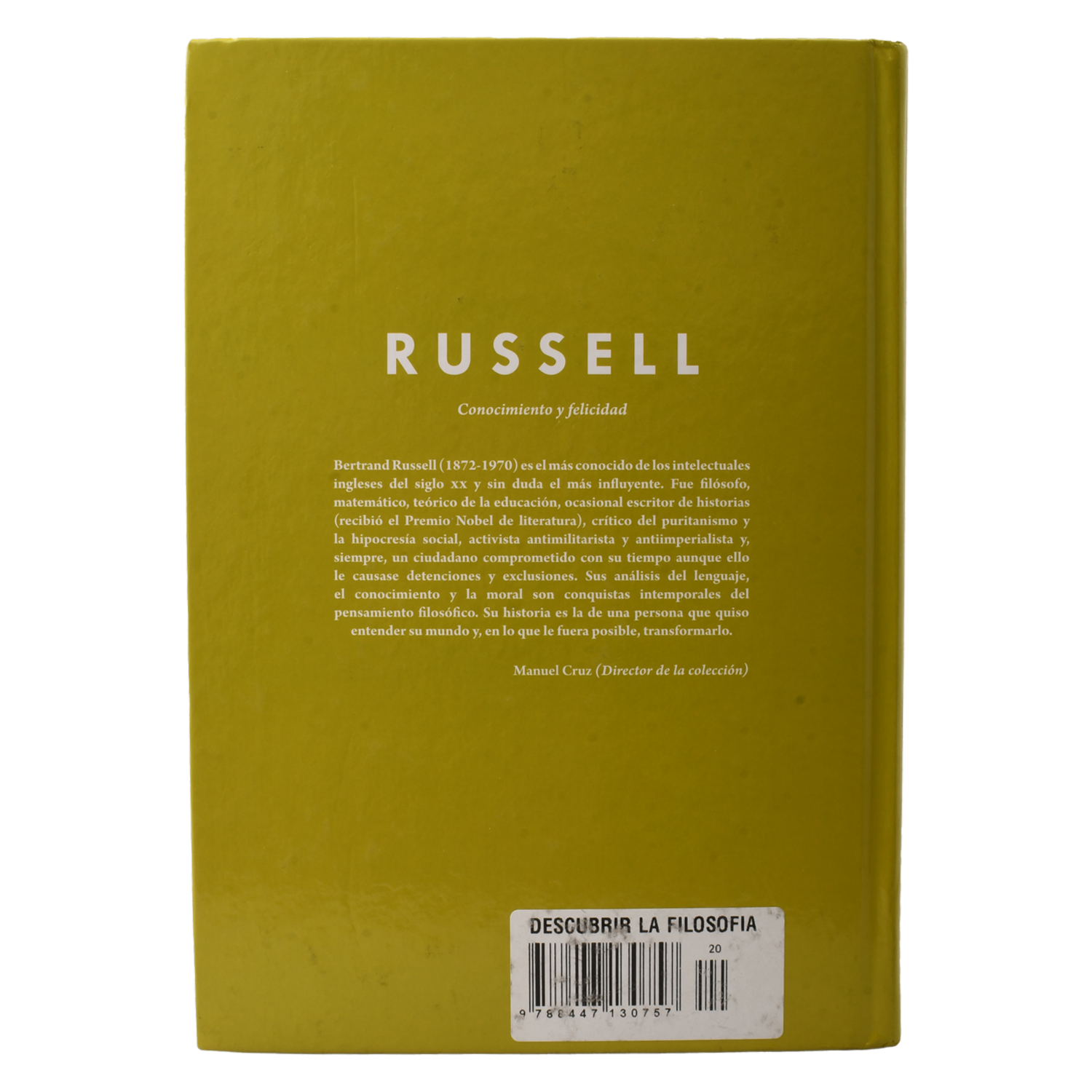 Libro Russell DESCUBRIR LA FILOSOFÍA 140 Páginas