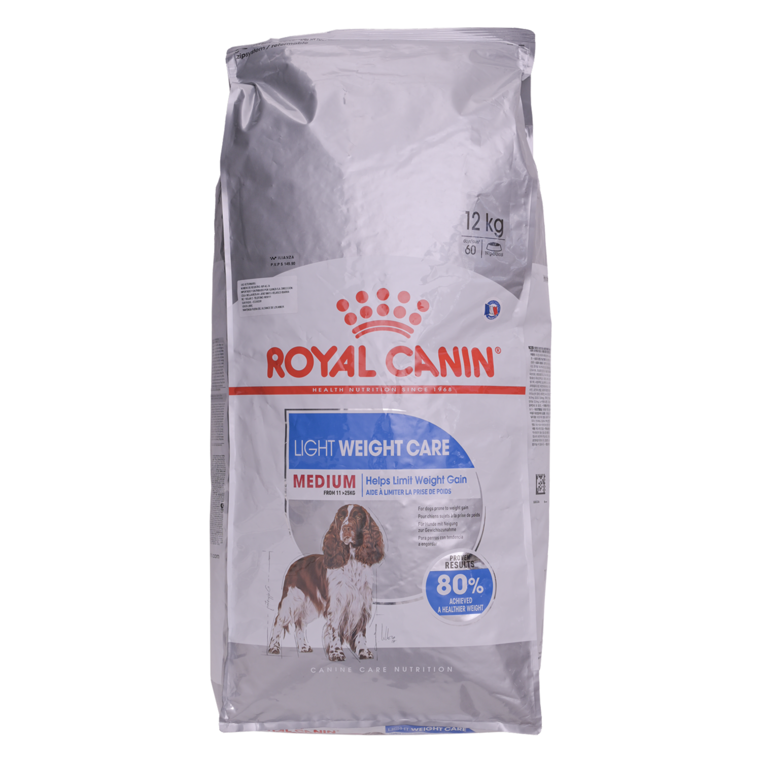 Alimento Para Perros Control Peso Raza Mediana ROYAL CANIN 12 Kg