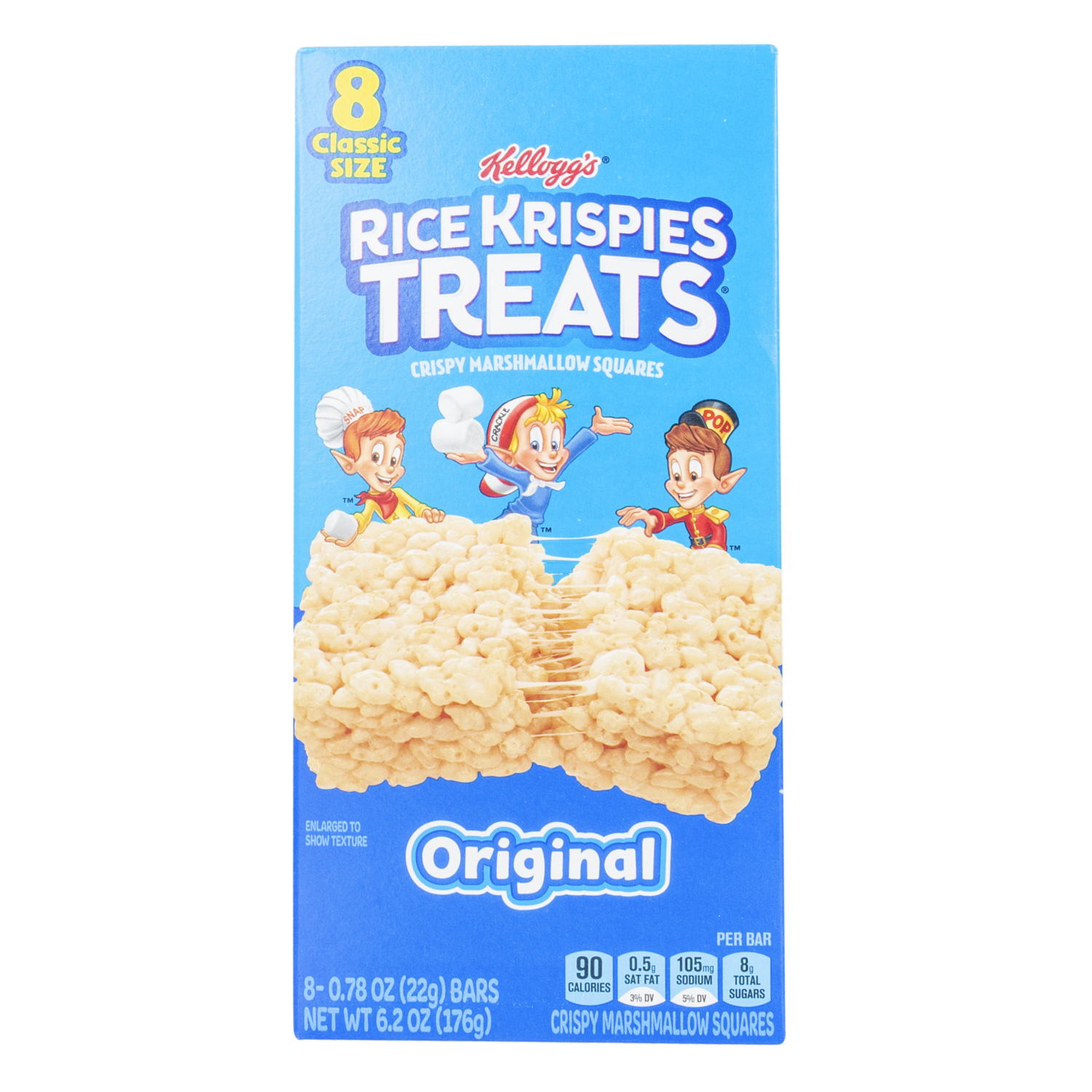 Barra De Cereal Arroz Crocante Cubierto Sabor A Malvavisco KELLOGG’S 176 G