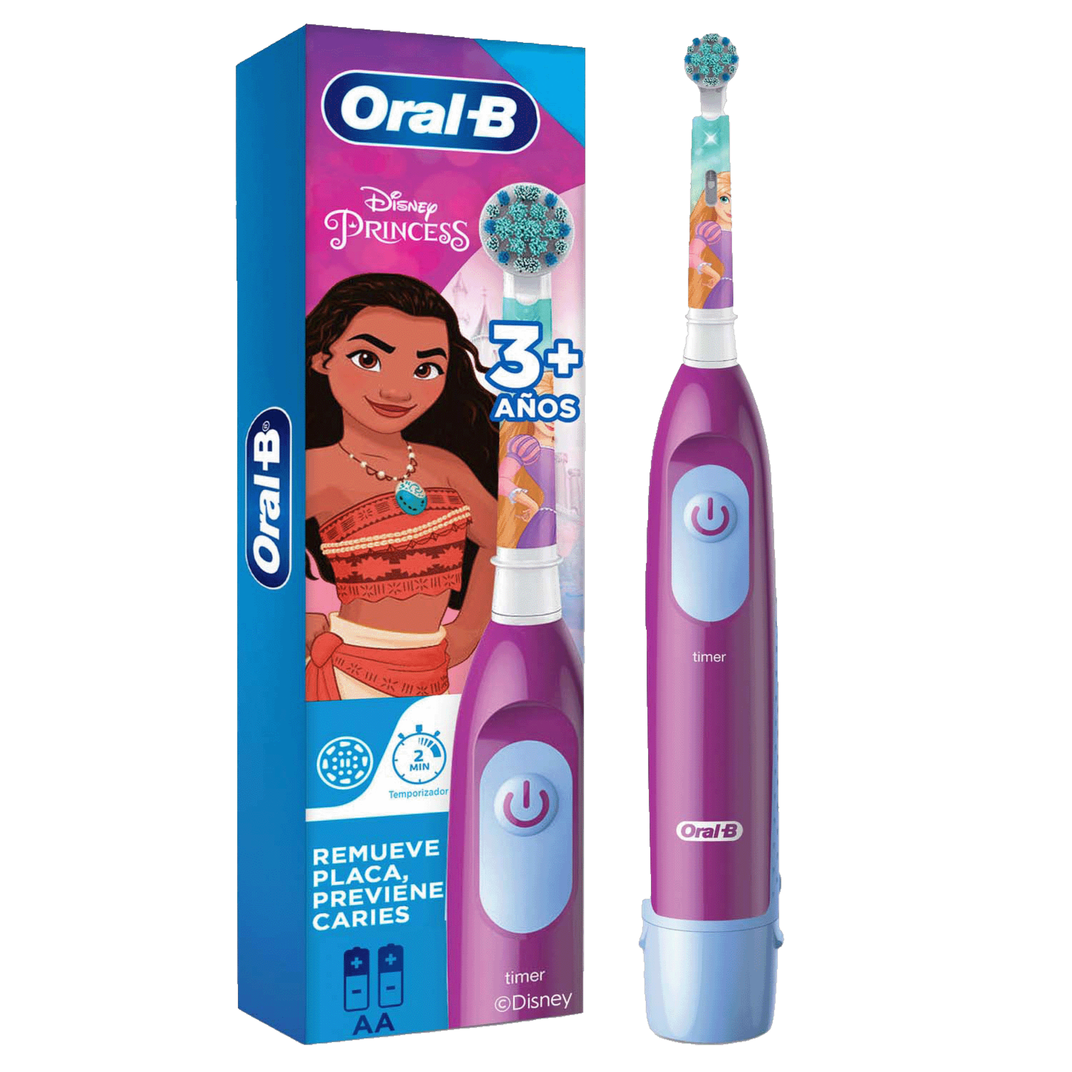 Cepillo Dental Infantil Eléctrico Disney Cars Con Cabezal Redondo ORAL-B Unidad