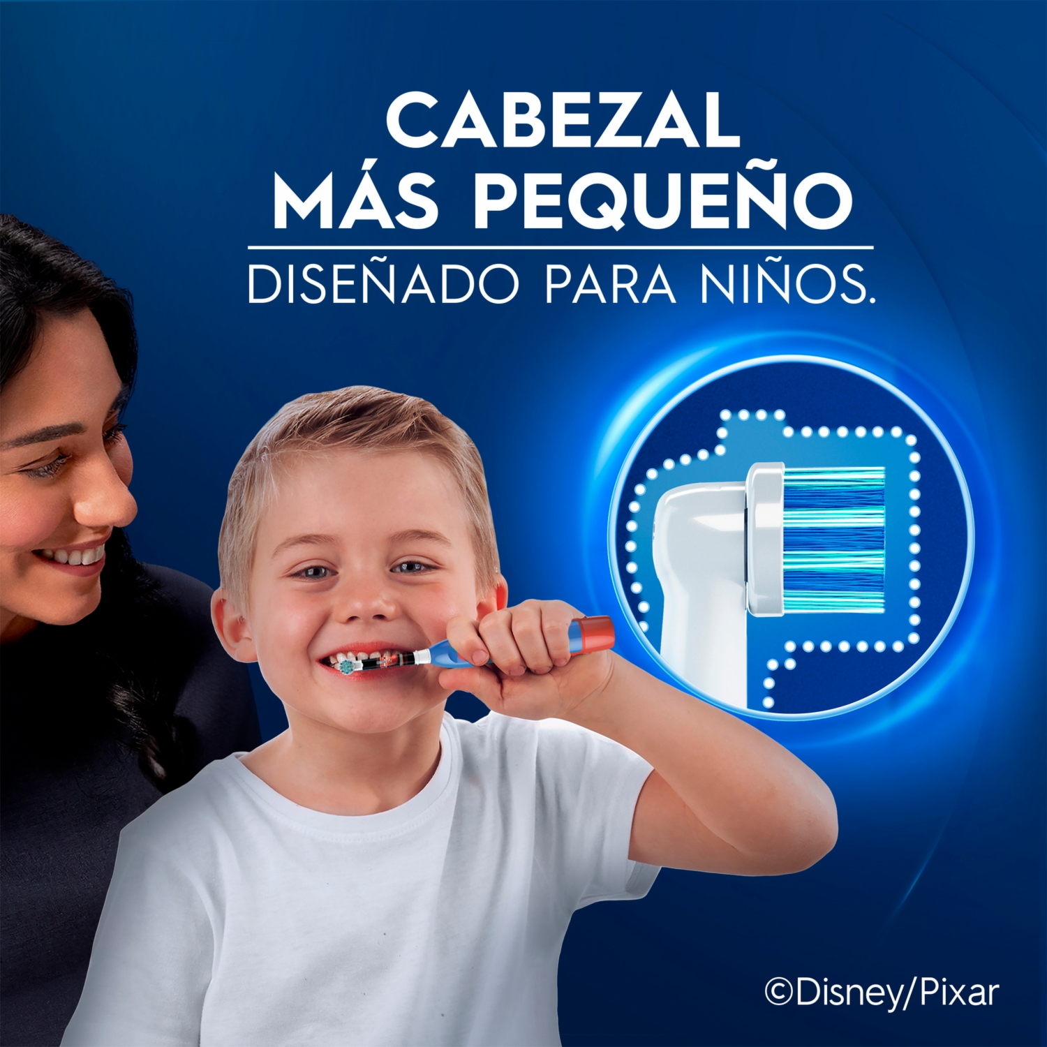 Repuesto Para Cepillo Eléctrico Disney Princesas Cabezal Redondo ORAL-B 2 Uds