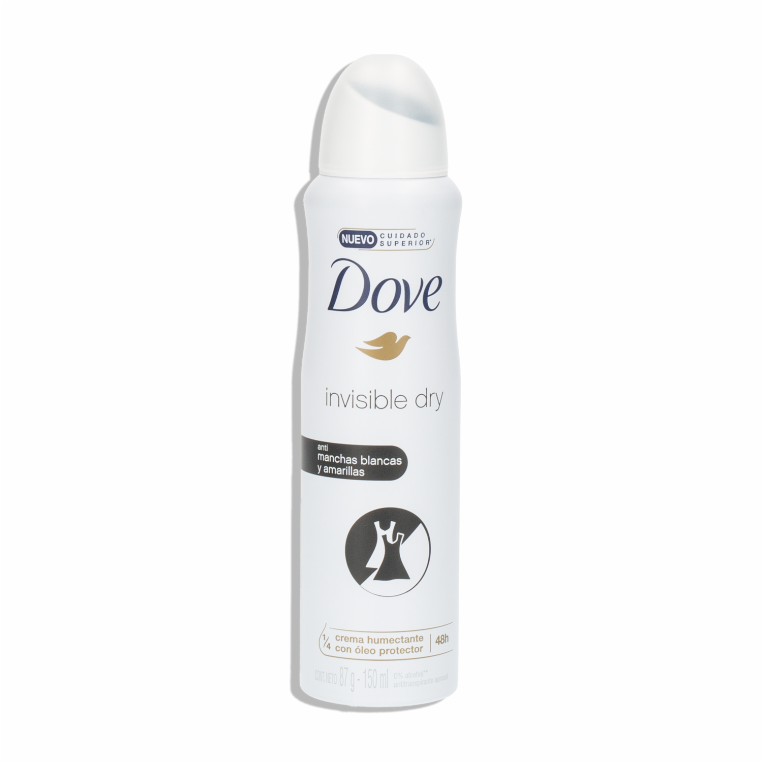 Desodorante En Aerosol Para Dama Invisible Dry DOVE 150 Ml