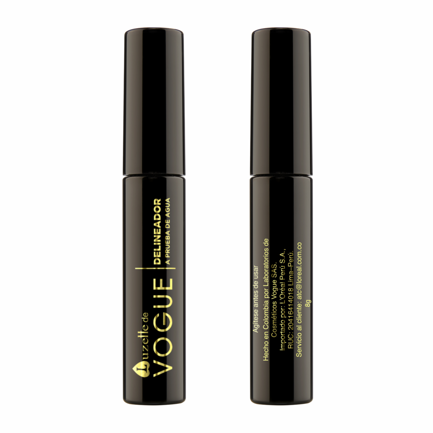 Delineador De Ojos Líquido Negro LUZETTE 8 G