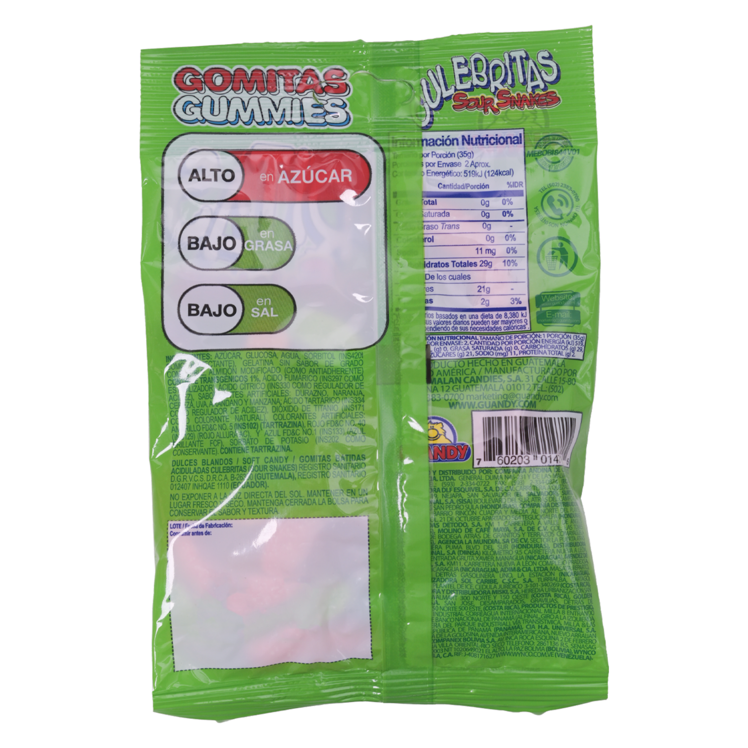 Gomitas Acidas CULEBRITAS 71 G