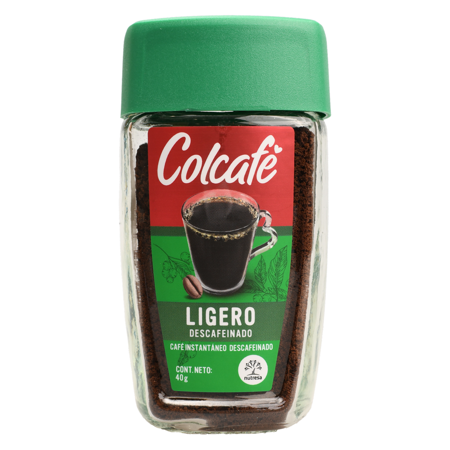 Café Instantáneo Descafeinado Ligero COLCAFÉ 40 G