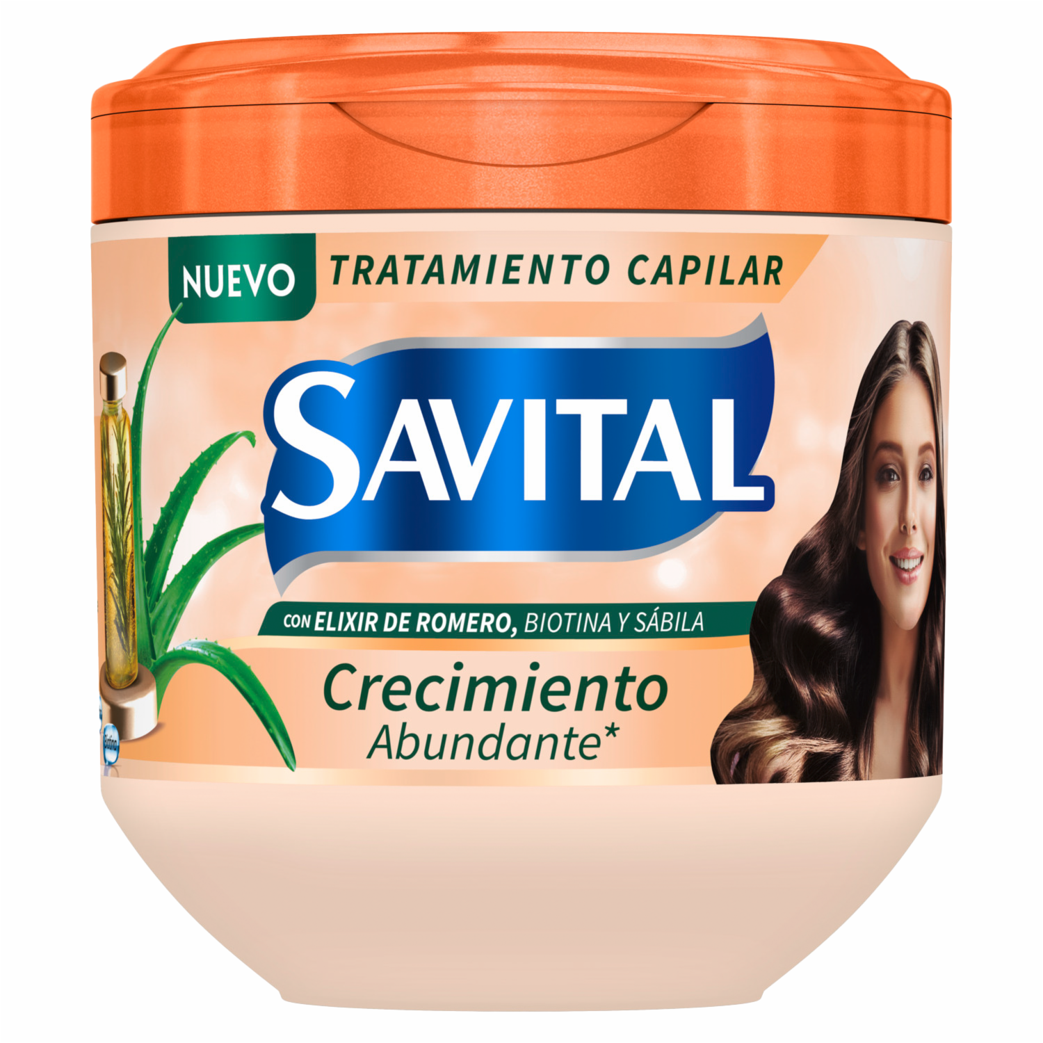 Tratamiento Capilar Elixir De Romero Crecimiento Abundante SAVITAL 425 Ml